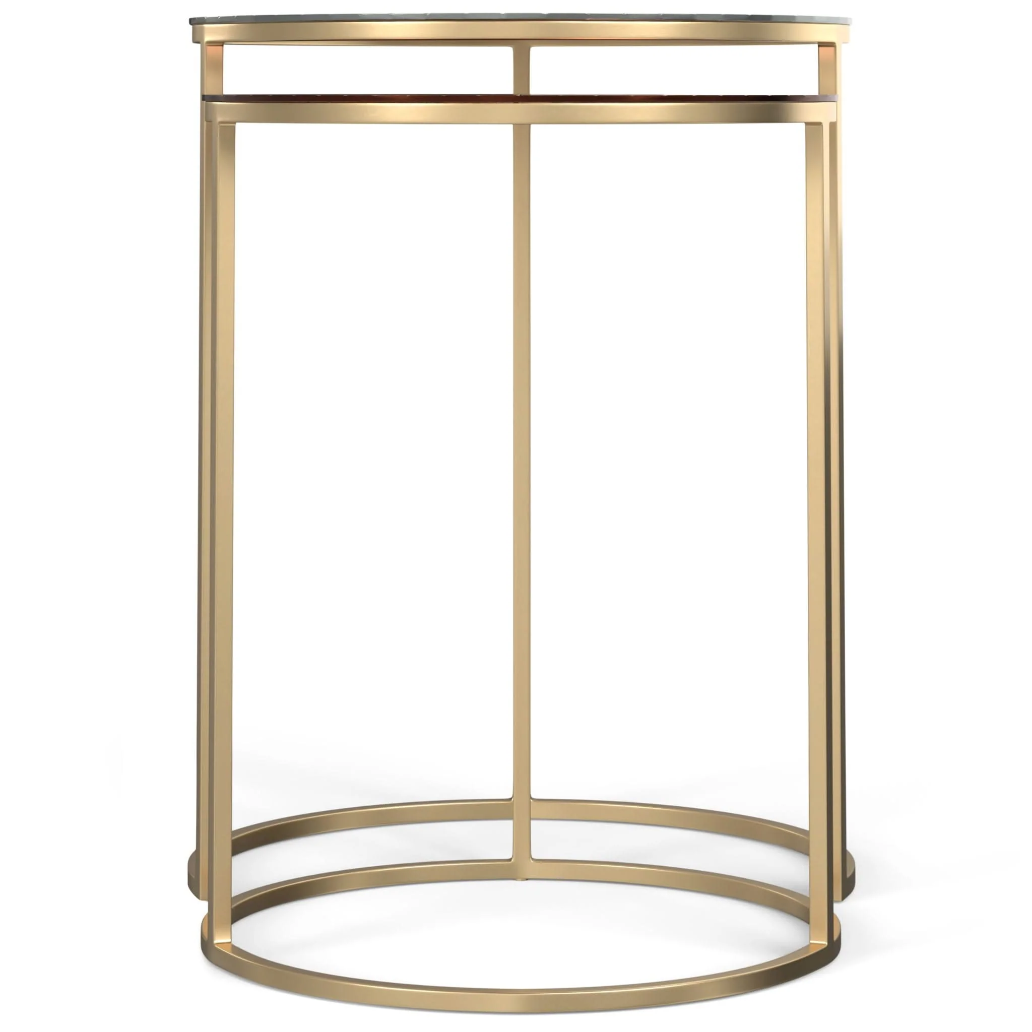 Drake - 2 Piece Nesting Table - Antique Nickel / Antique Copper - Image 3