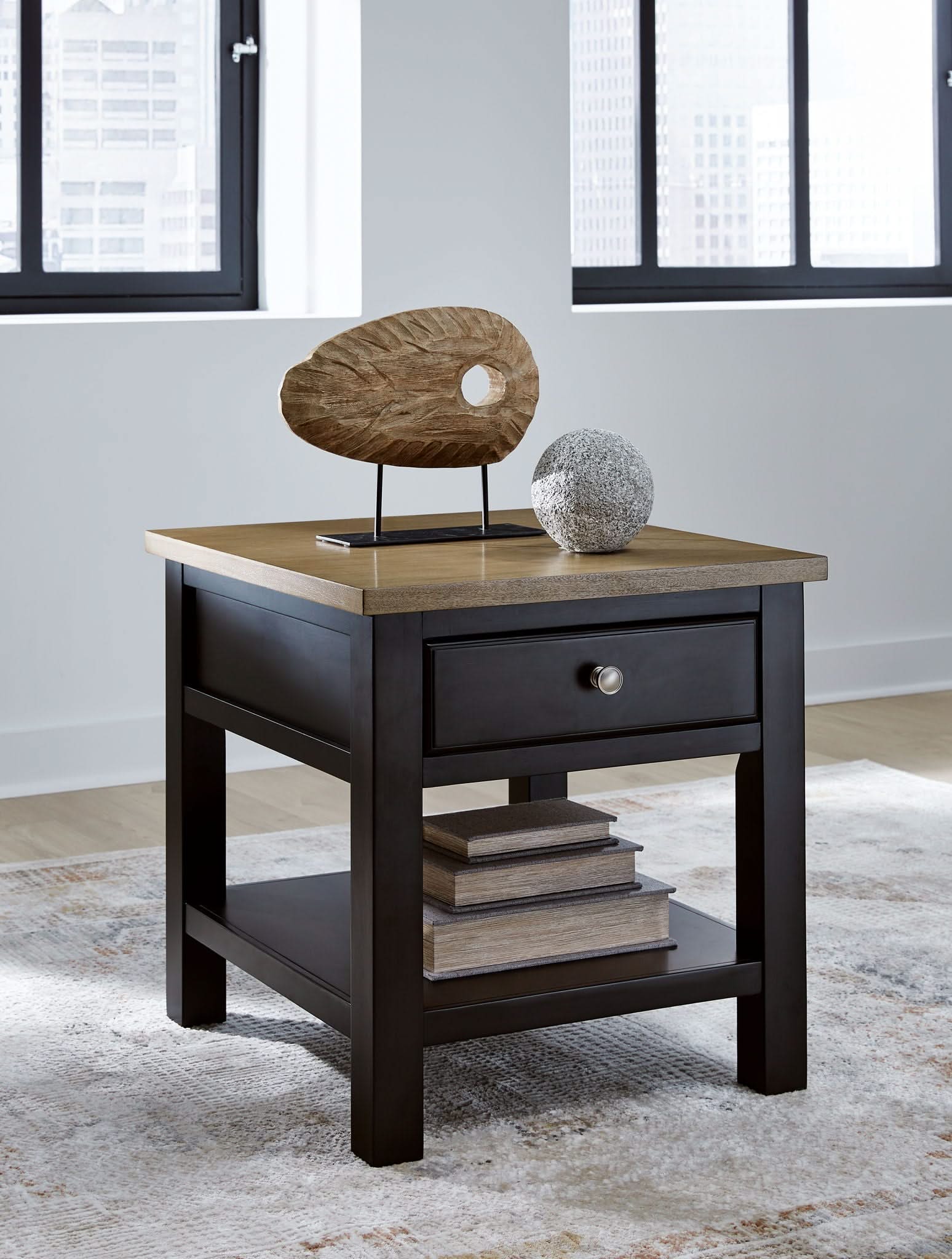 Drazmine - Rectangular End Table - Brown - Image 4