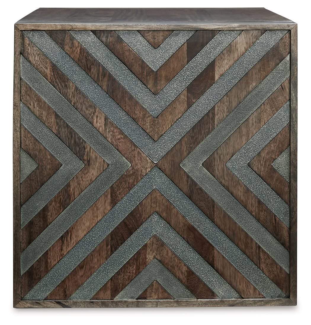 Dreggan - Square End Table - Brown - Image 3