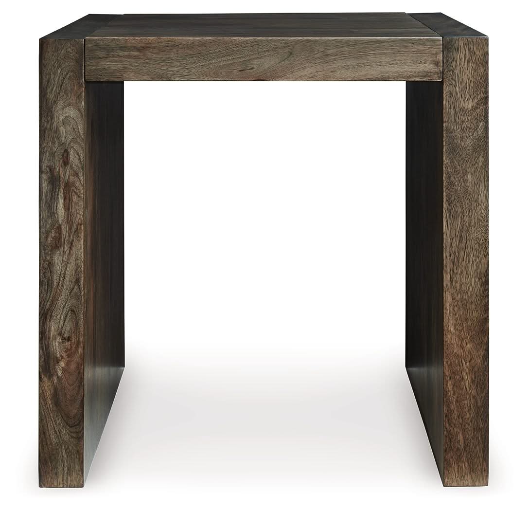 Dreggan - Square End Table - Brown - Image 4