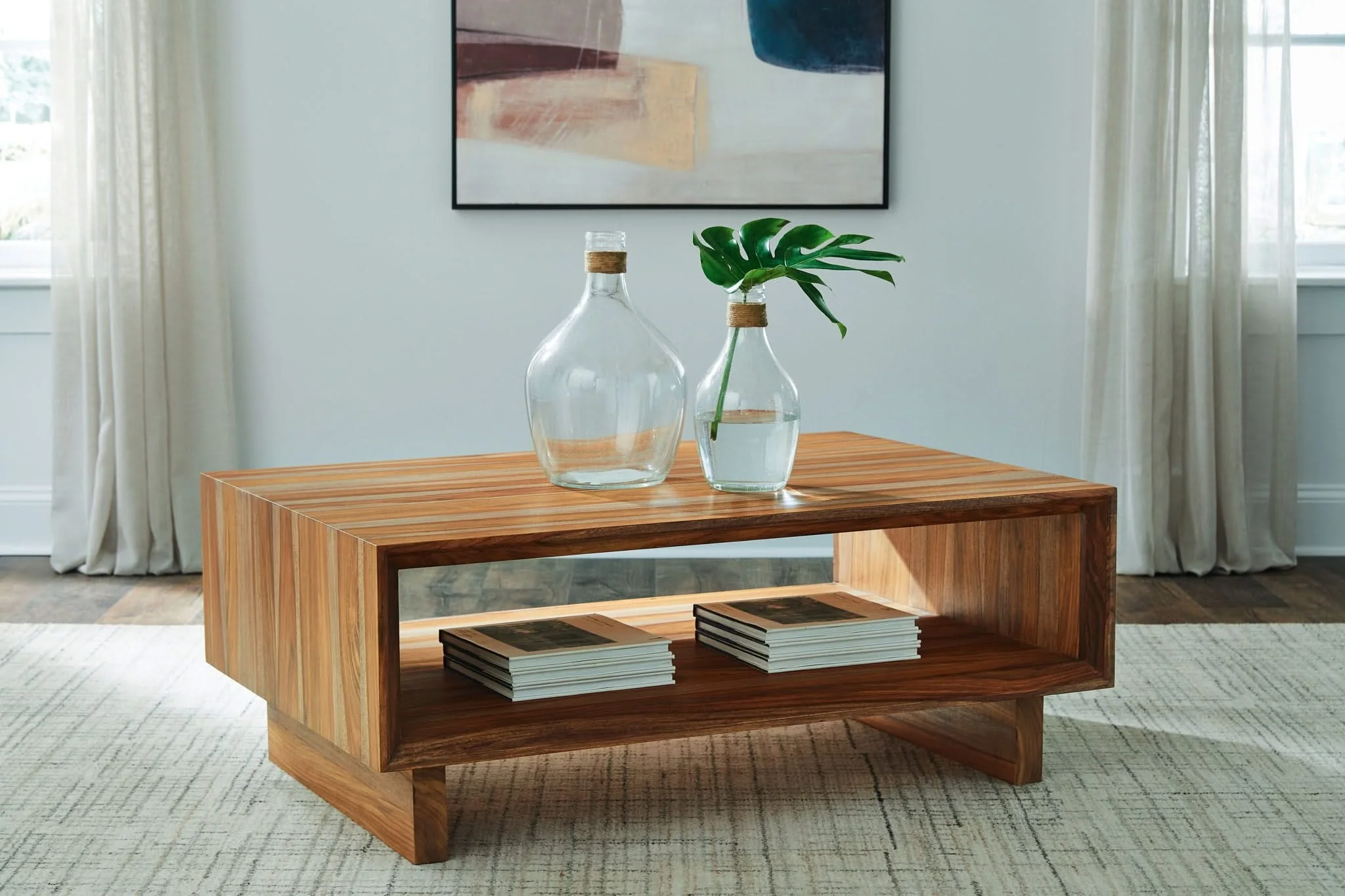 Dressonni - Rectangular Cocktail Table - Brown - Image 4