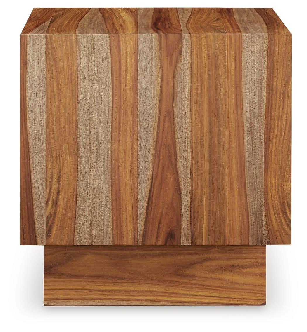 Dressonni - Square End Table - Brown - Image 4