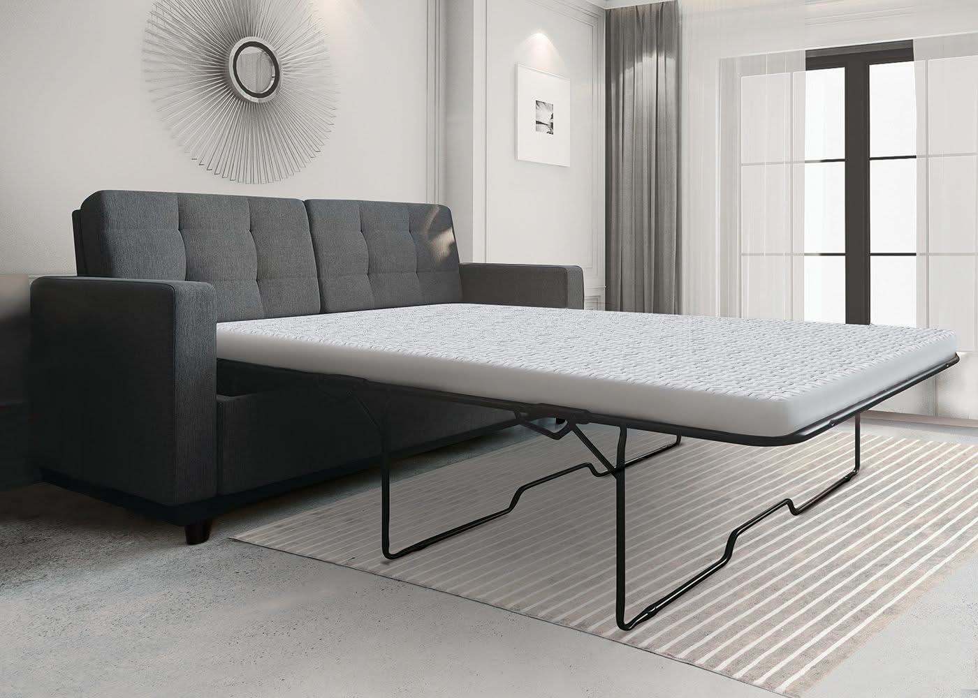 Dri-Tec - Queen X-Wide Sofa Bed Mattress Protector - White - Image 3