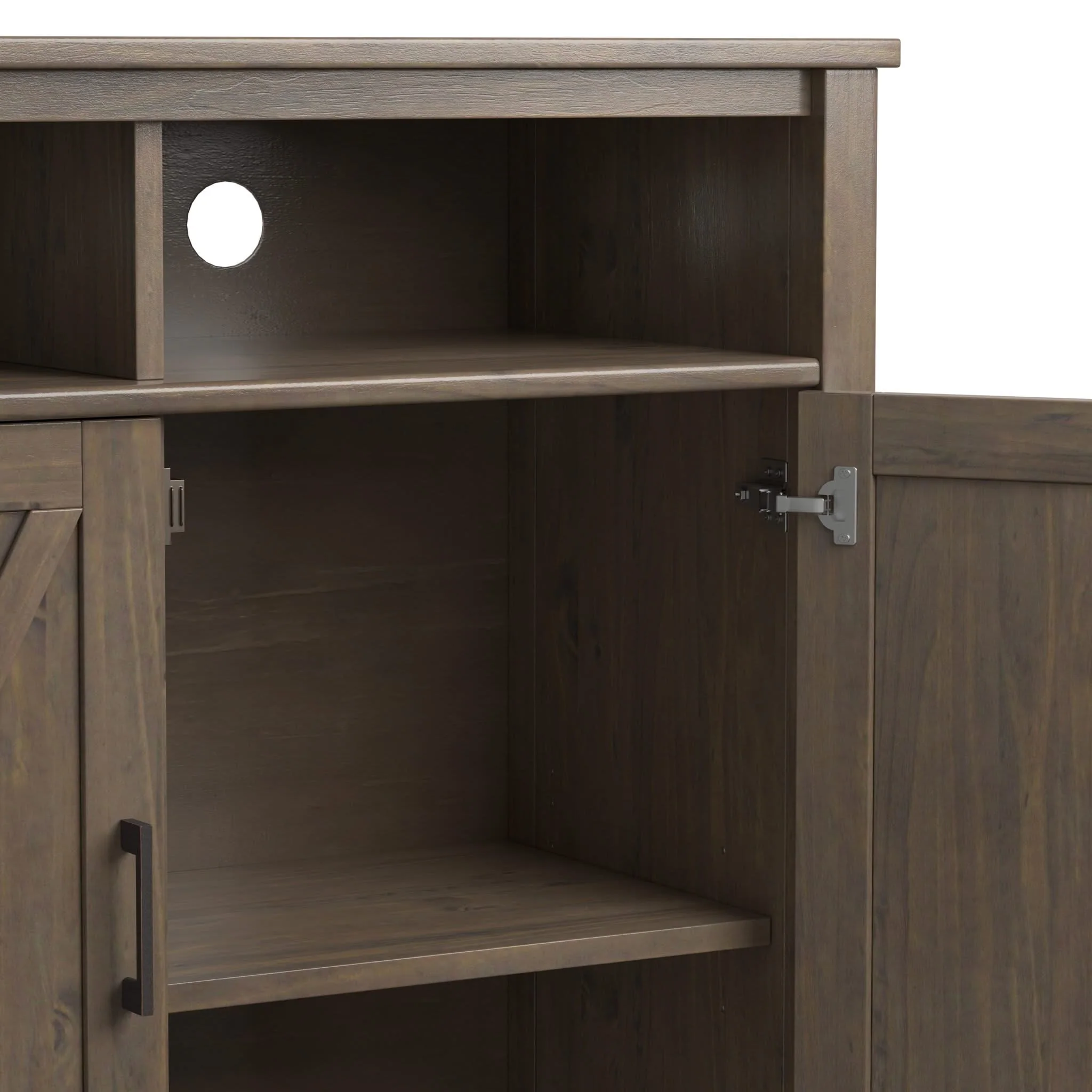 Ela - Medium Storage Cabinet - Smoky Brown - Image 3