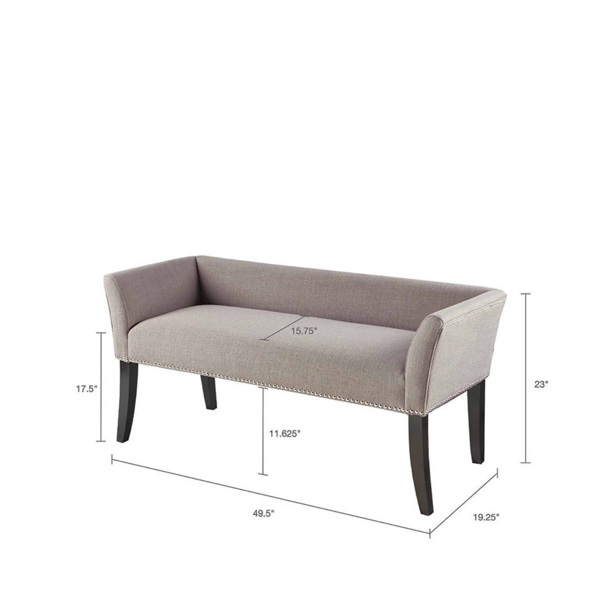 Elegant Design Bench Upholstery, Solid Wood Frame - Image 5