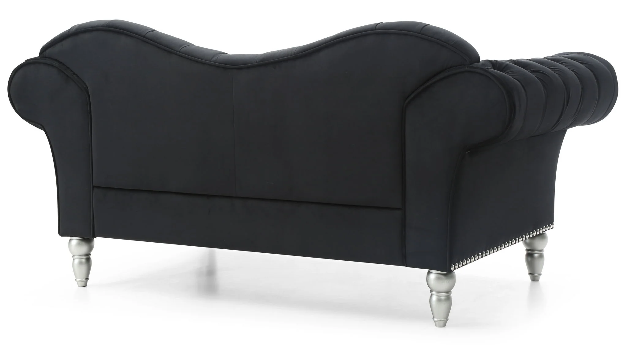 Elegant Round Arm Loveseat - Image 7