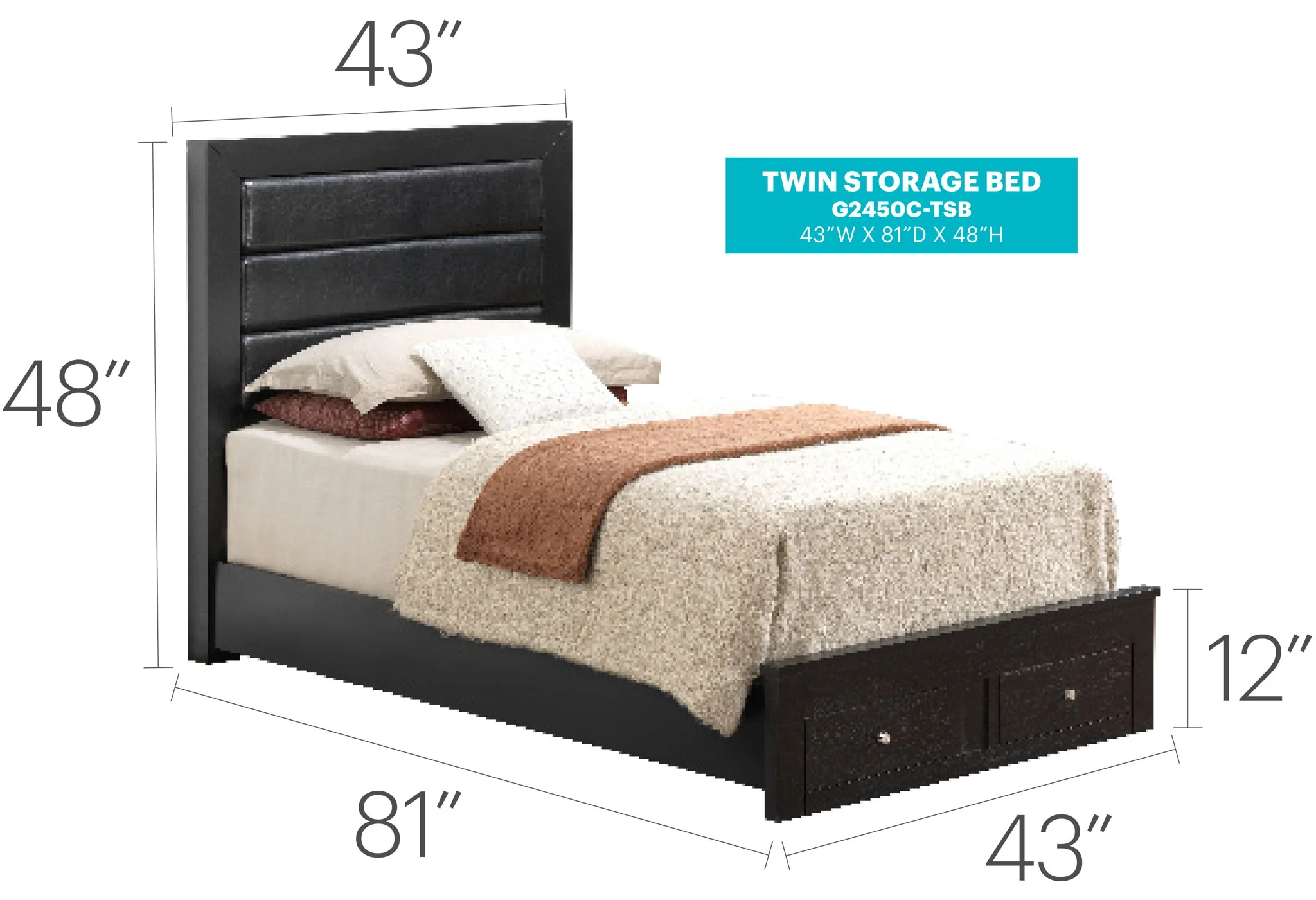 Elegant Storage Bed For Cozy Spaces - Image 7