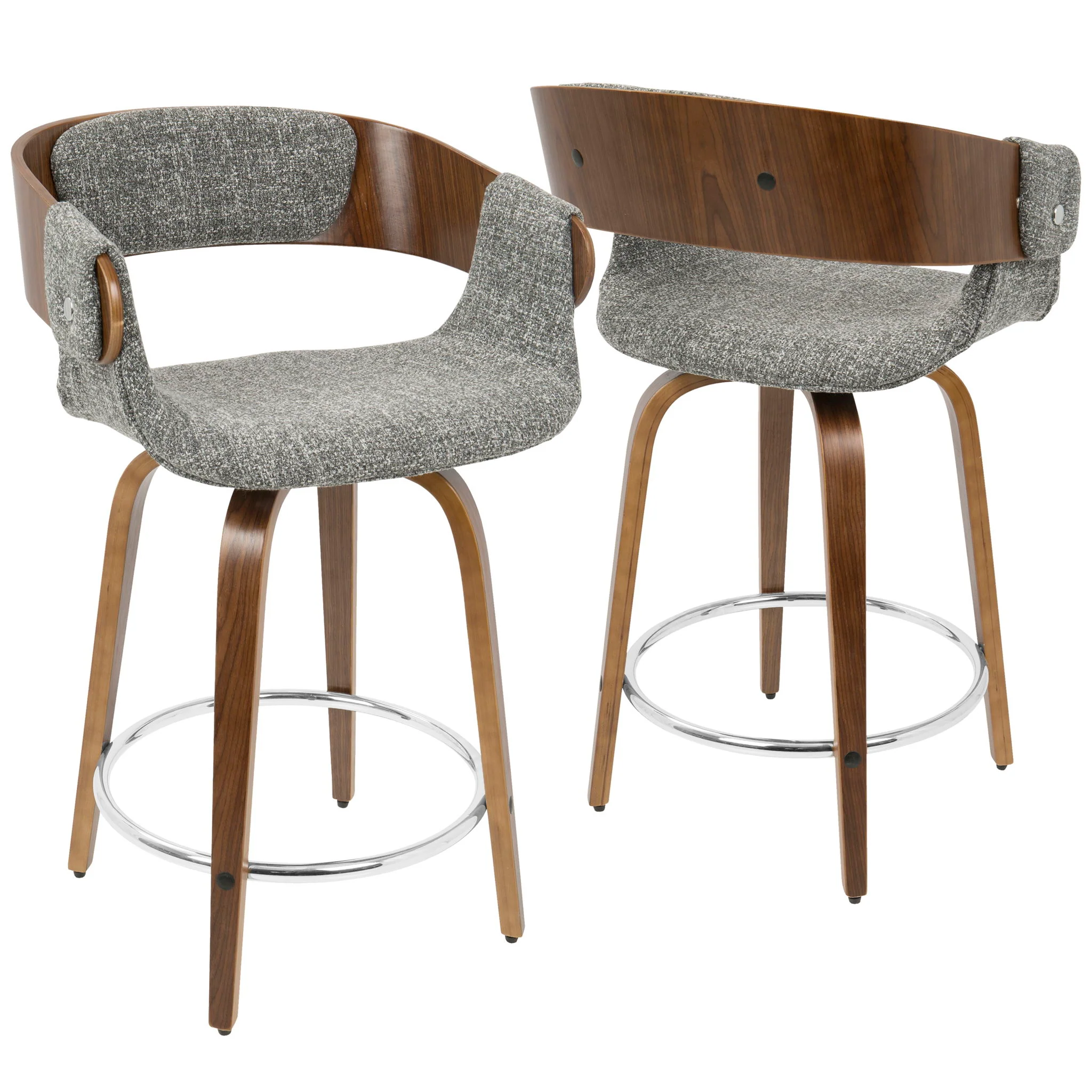 Elisa - Mid Century Modern Counter Stool (Set of 2) - Image 4