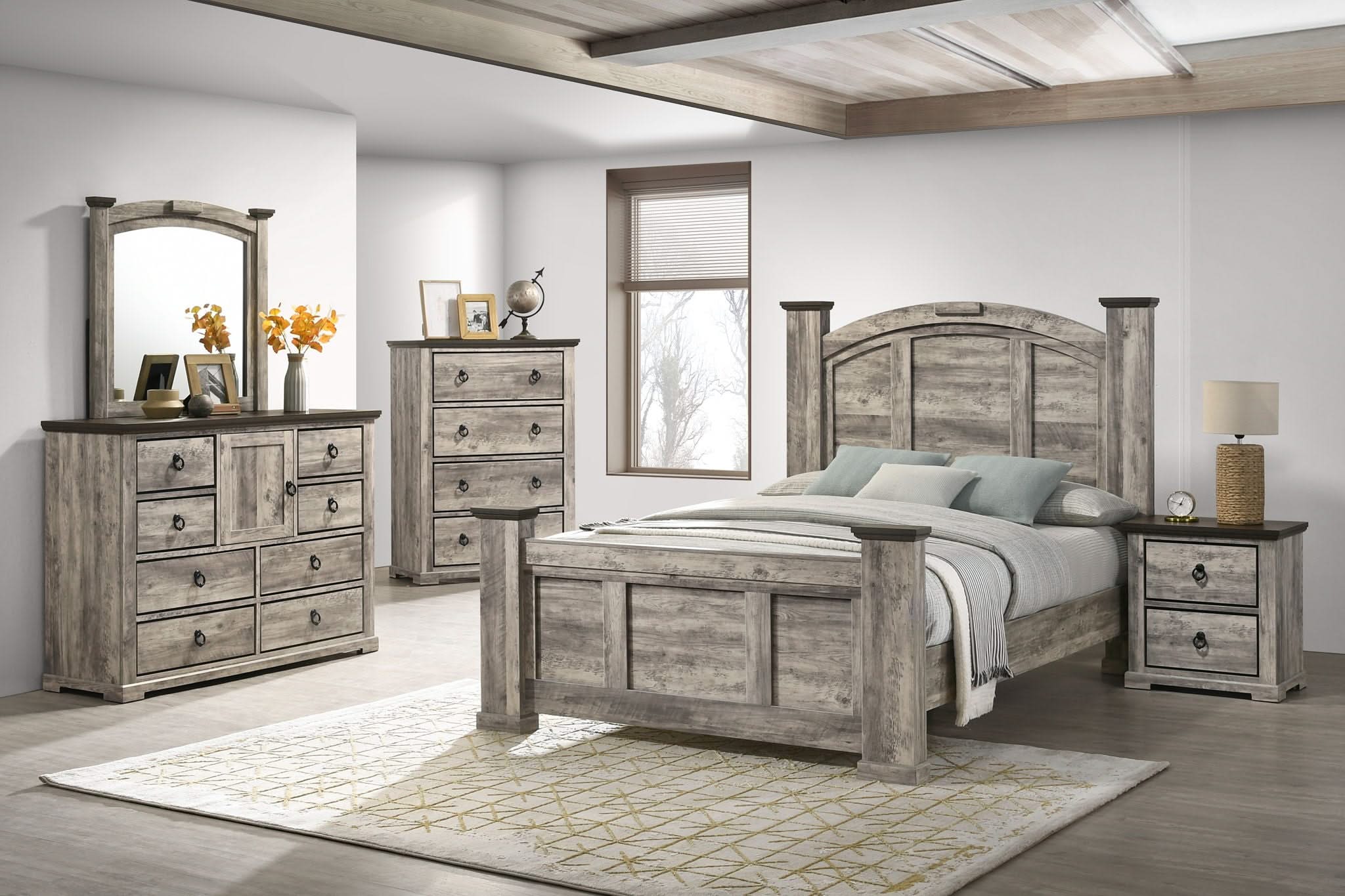 Ella-Mae - King Bed - Gray - Image 2