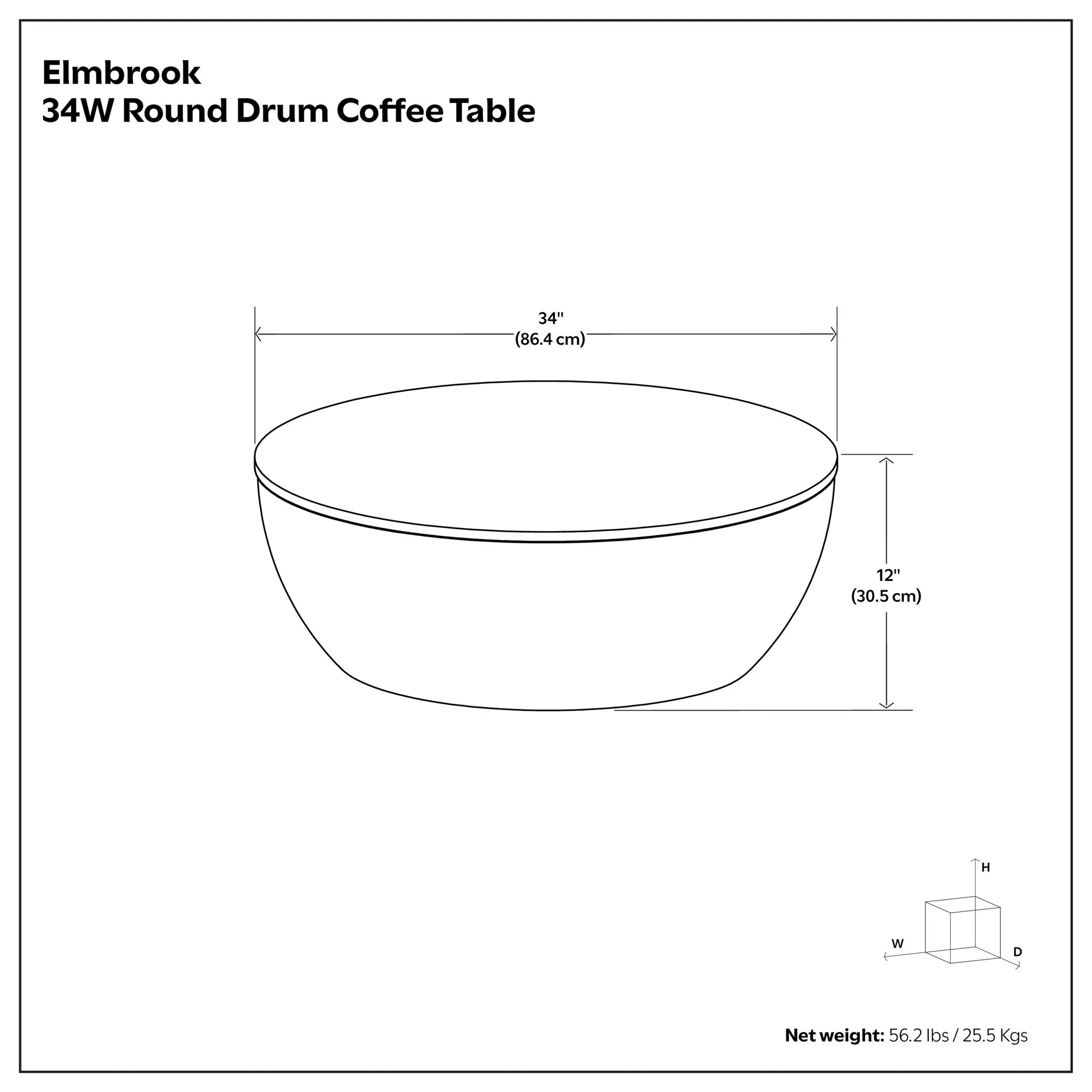 Elmbrook - Drum Coffee Table - Image 12
