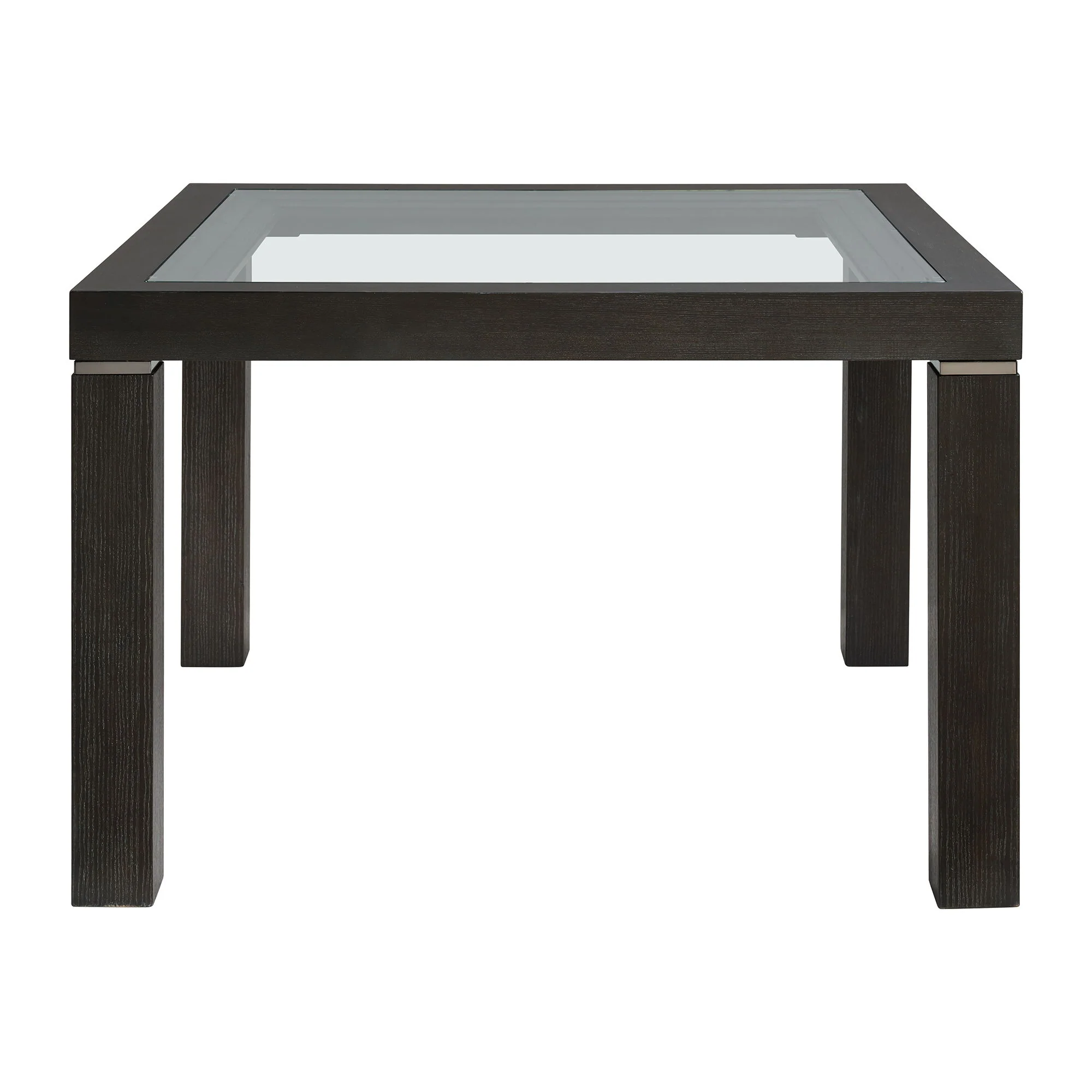 Elodie - Counter Table With Glass - Charcoal - Image 2