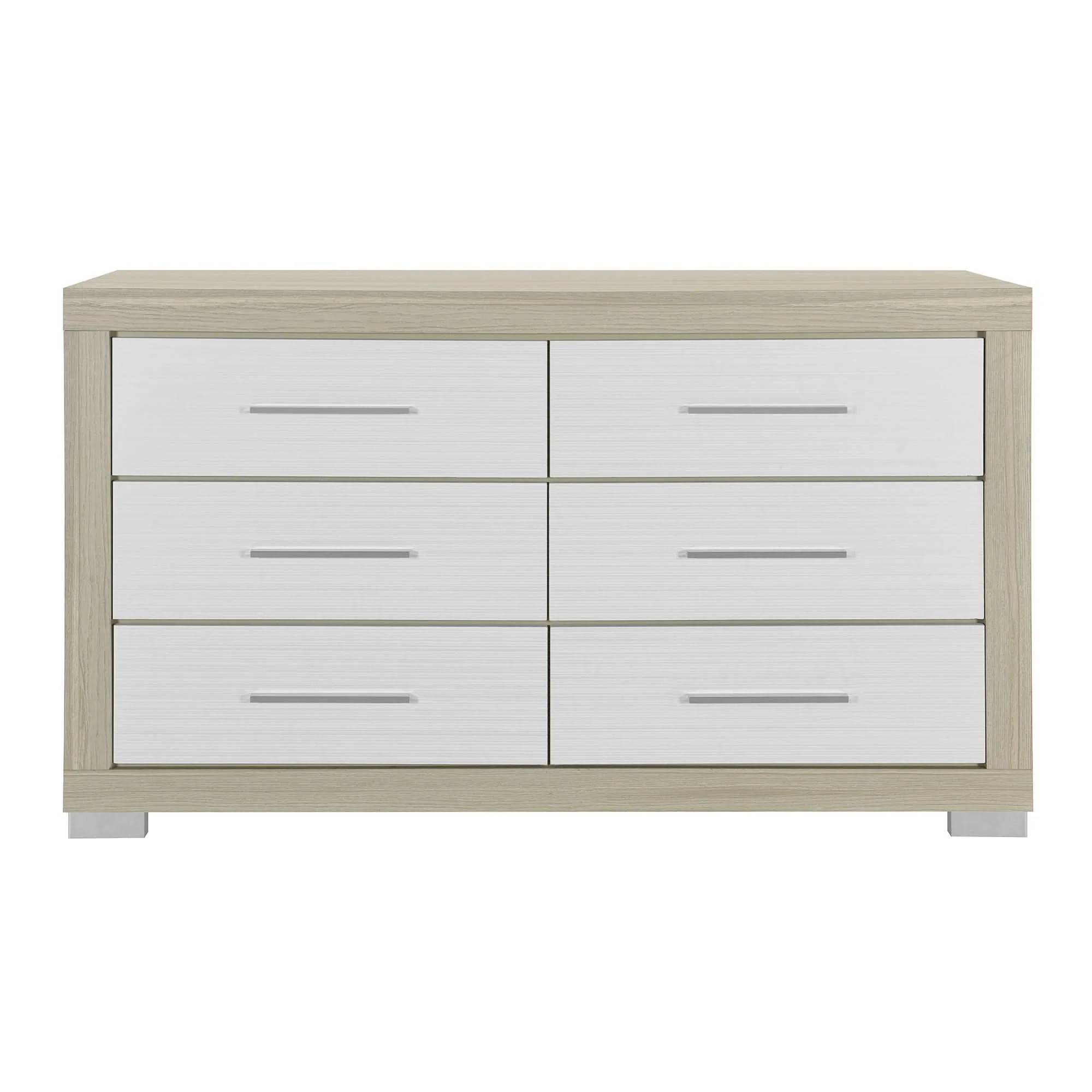 Elsa - 2 Toned And Dresser With Bar Handle And Construction - Image 2