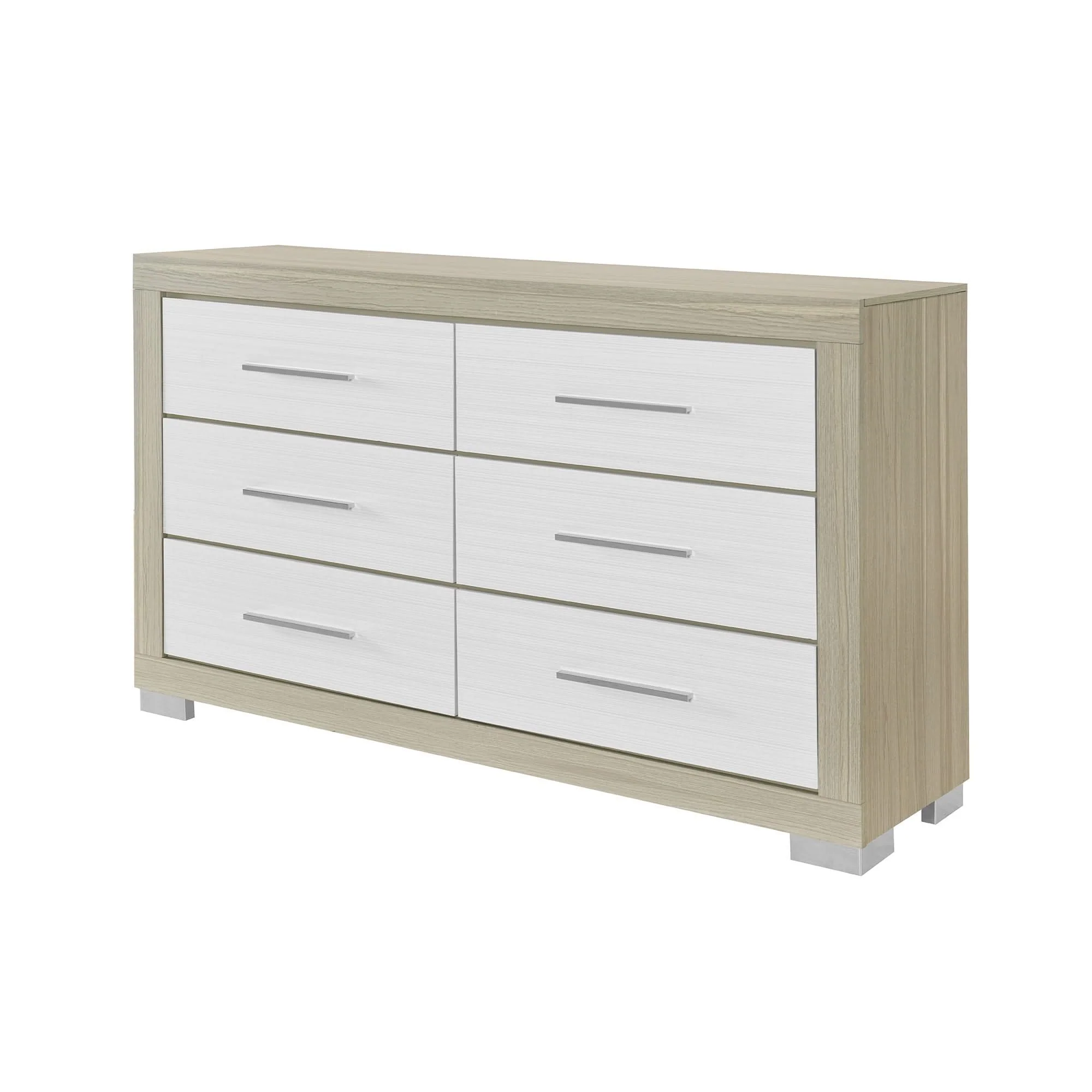 Elsa - 2 Toned And Dresser With Bar Handle And Construction - Image 7