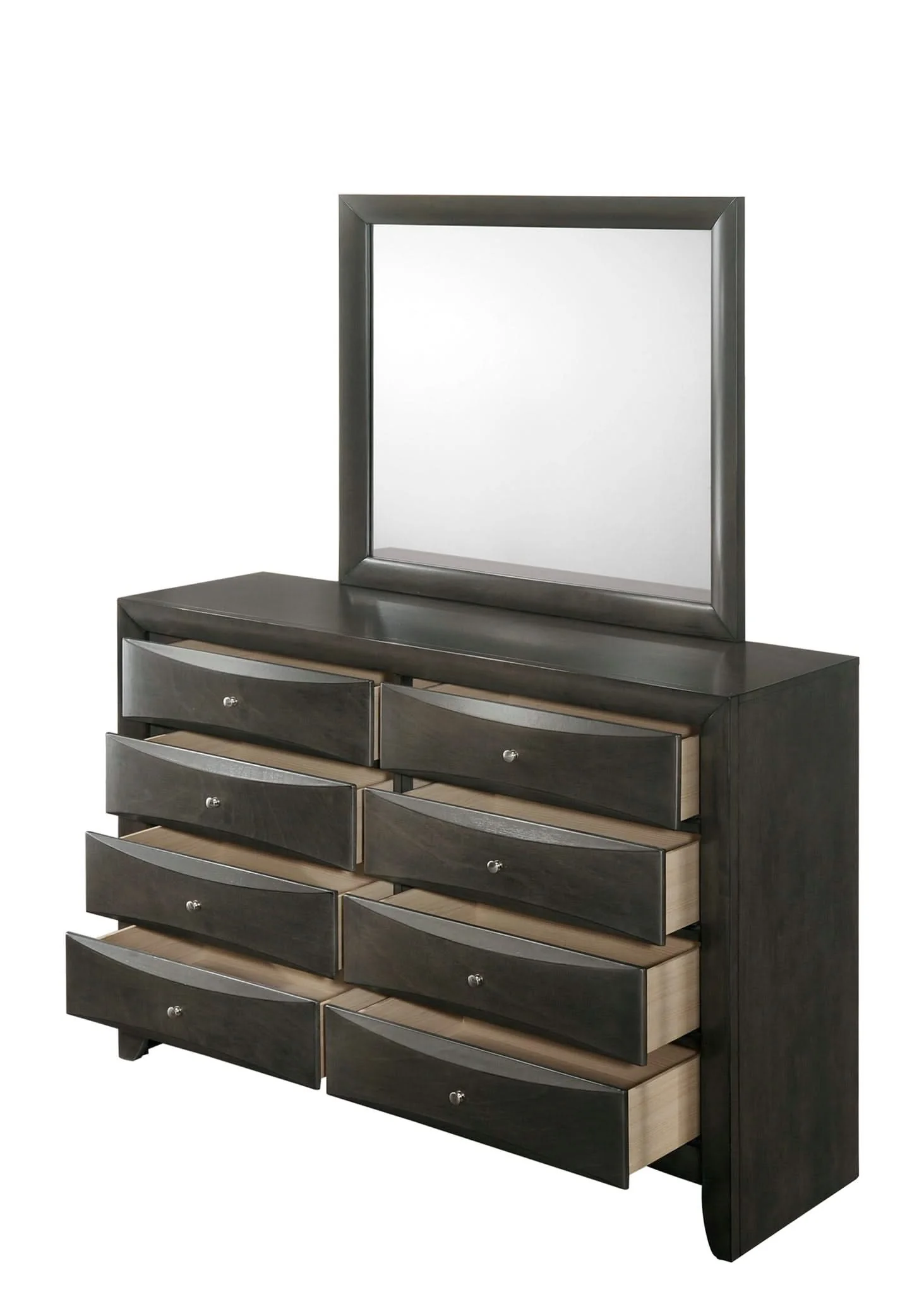 Emily - Dresser 8 Drawers - Gray - Image 3