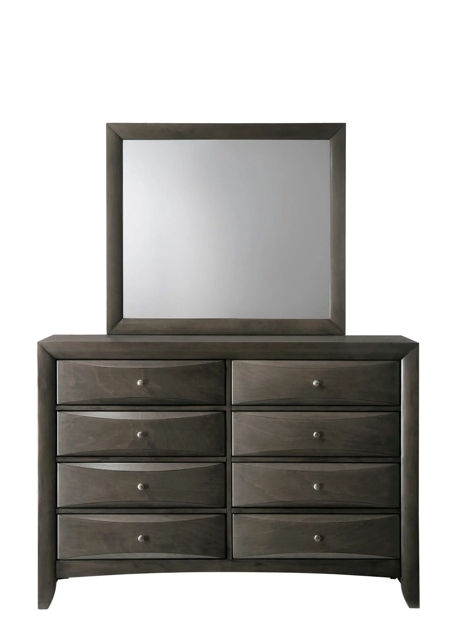 Emily - Dresser 8 Drawers - Gray - Image 4