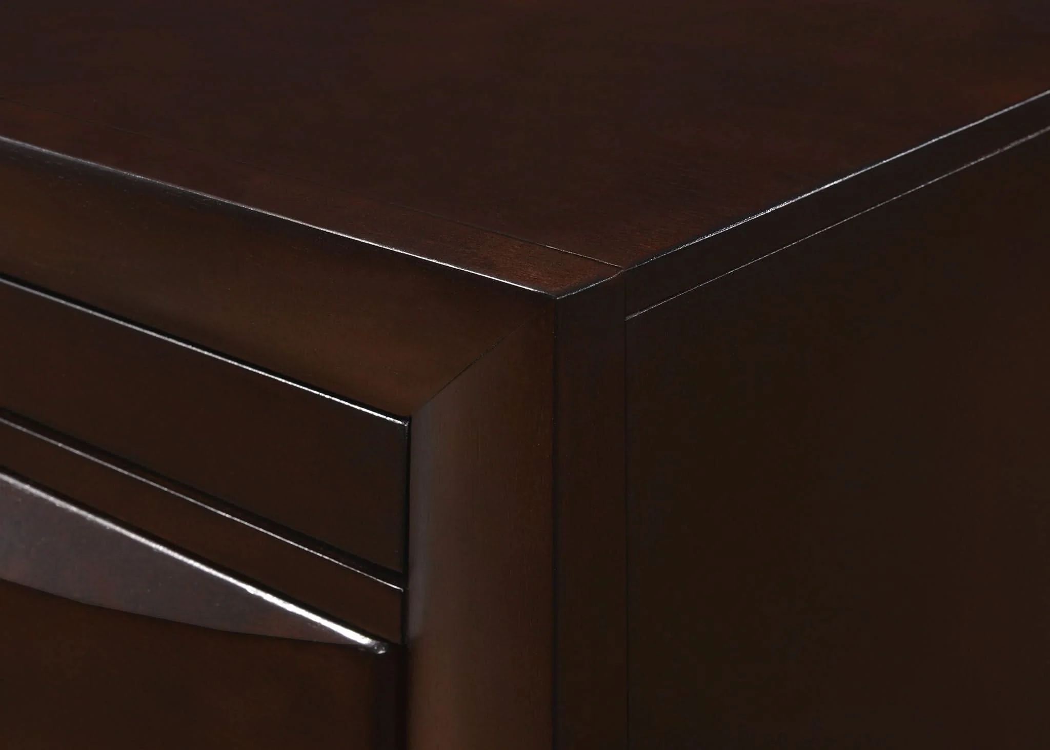 Emily - Queen 5 Piece Bedroom Set - Cherry - Image 2