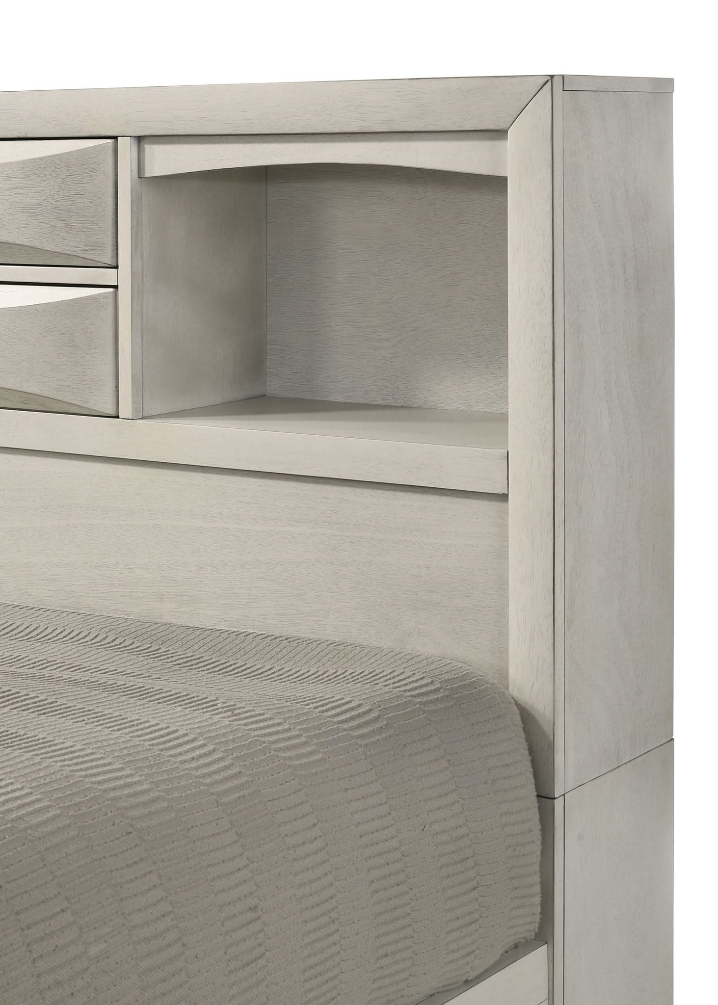 Emily - Queen Captains Bed - White - Image 3