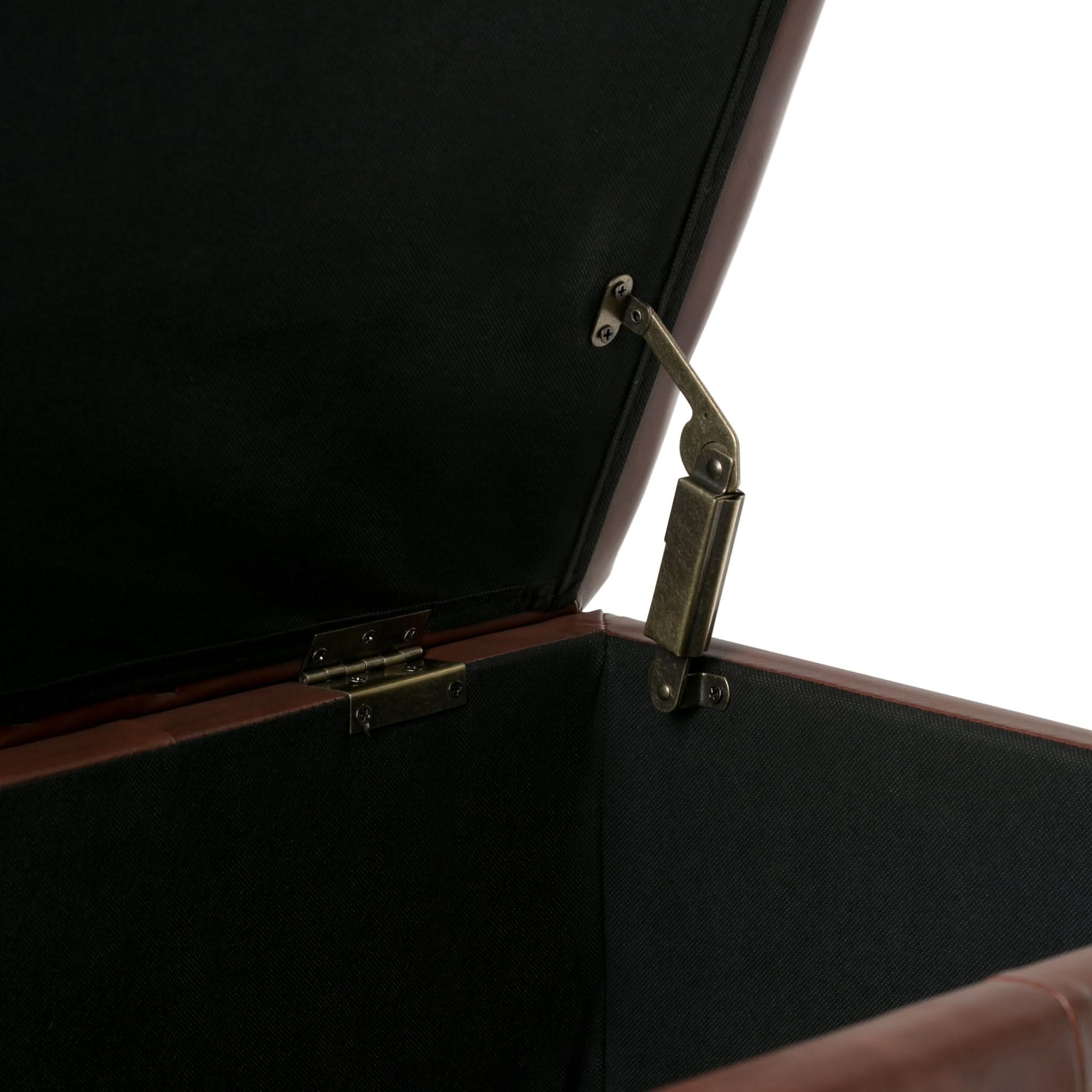 Emily - Storage Ottoman - Cognac - Image 4