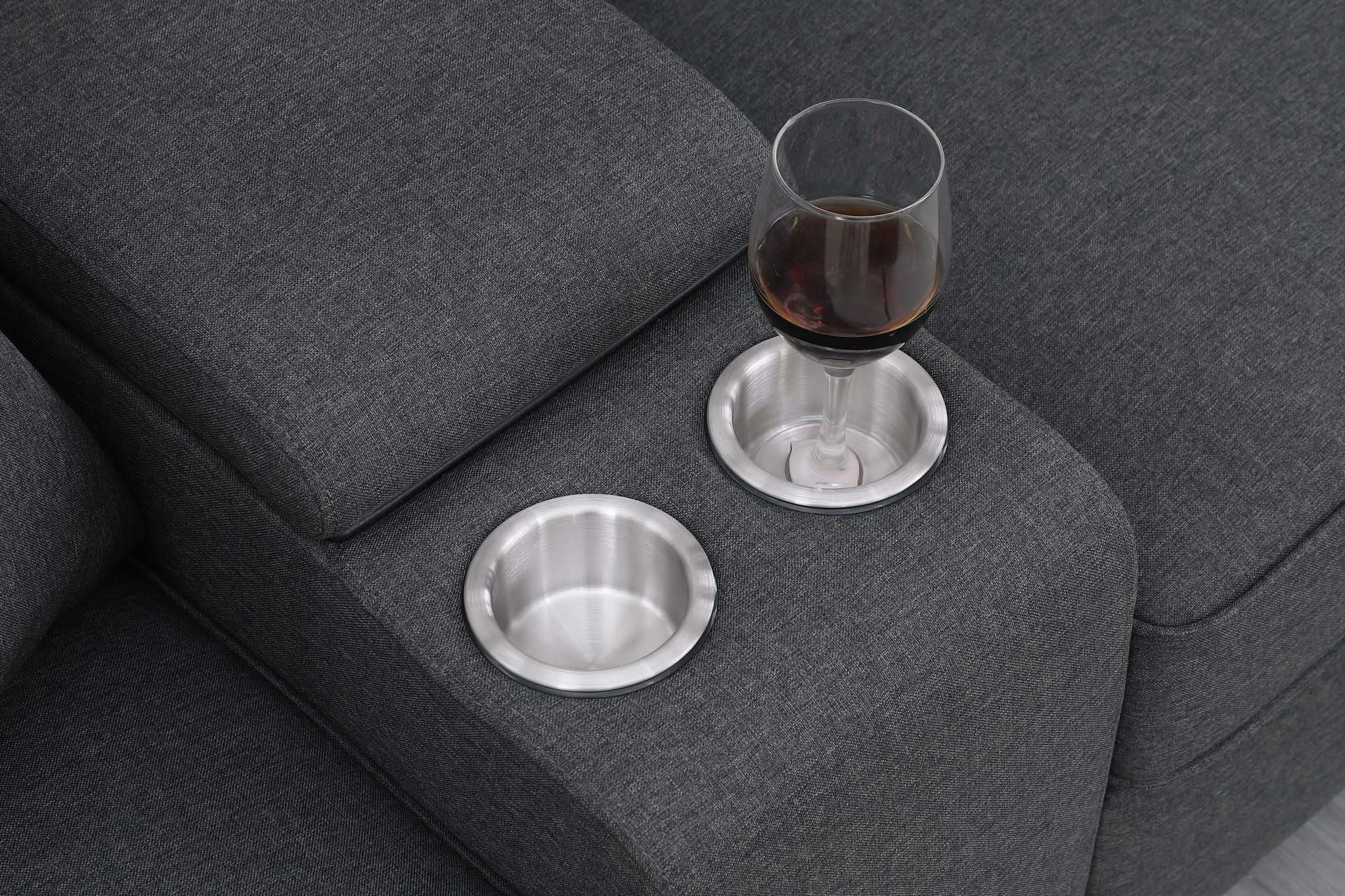 Eric - 9 Piece Upholstered Sectional With Ottoman - Image 6