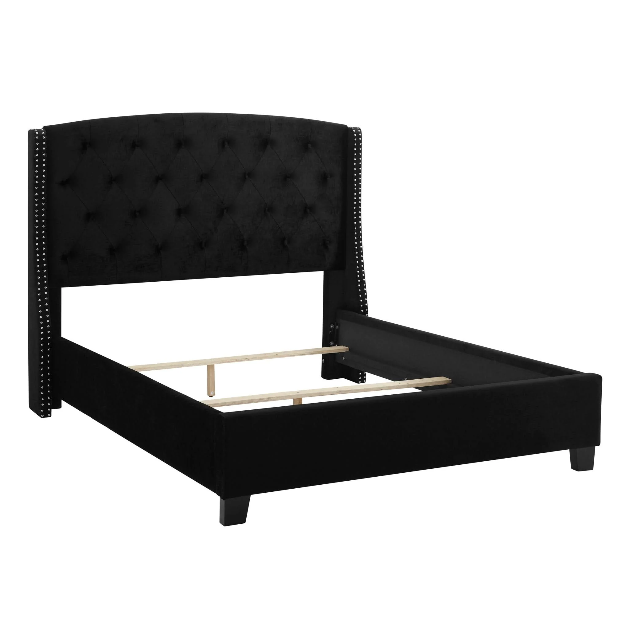 Eva - Queen Bed - Black - Image 4