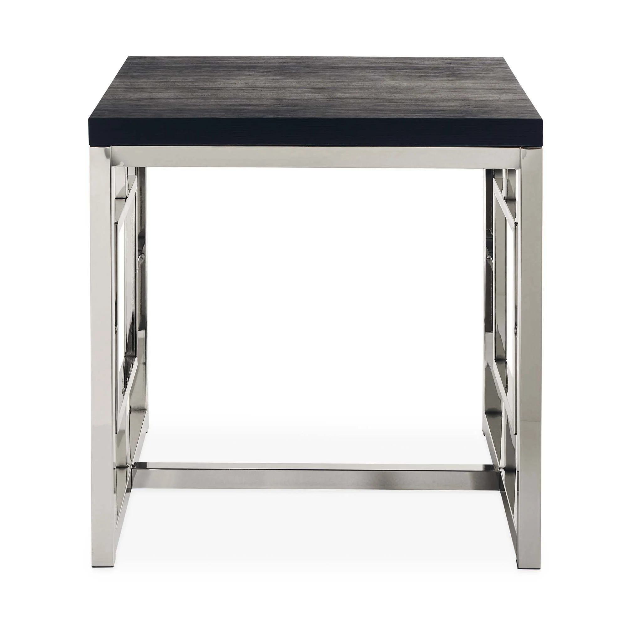 Ezra - 24" End Table - Chrome - Image 2