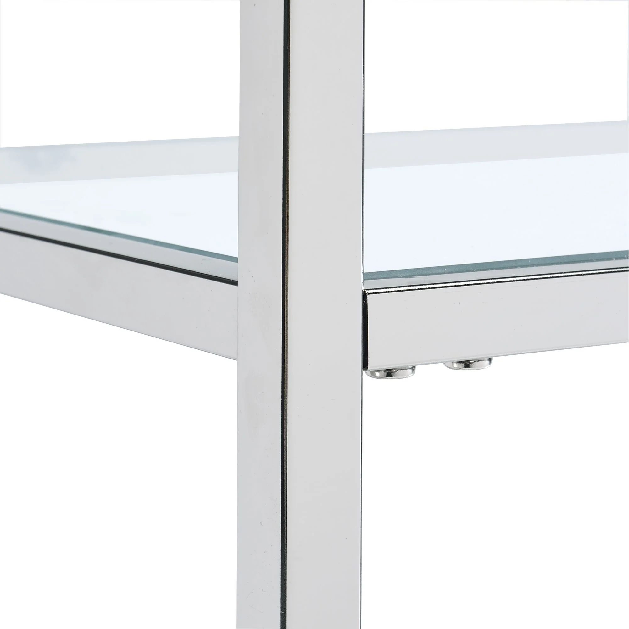 Ezra - Serving Bar Cart - Chrome - Image 4