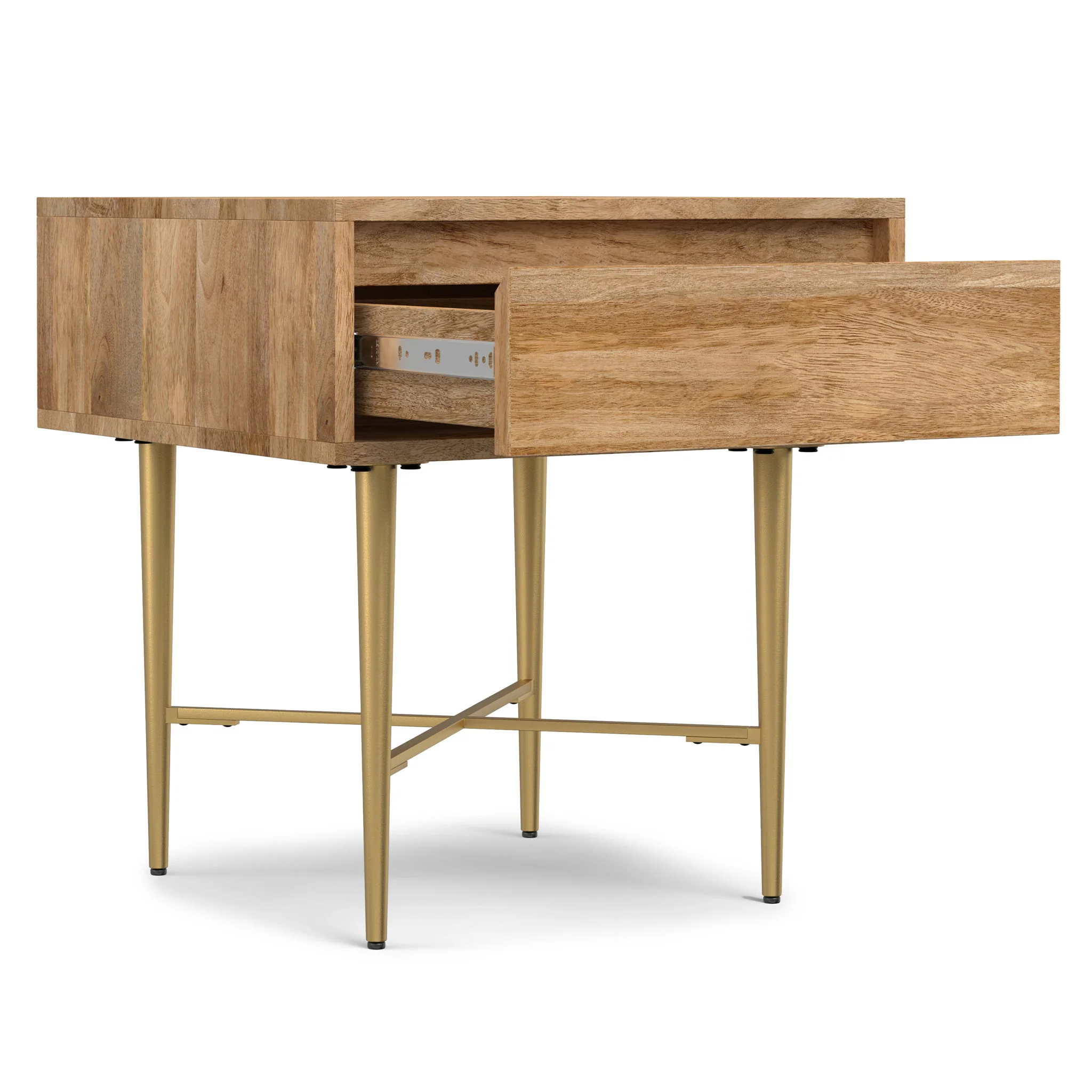Fallon - End Table With Drawer - Natural - Image 4