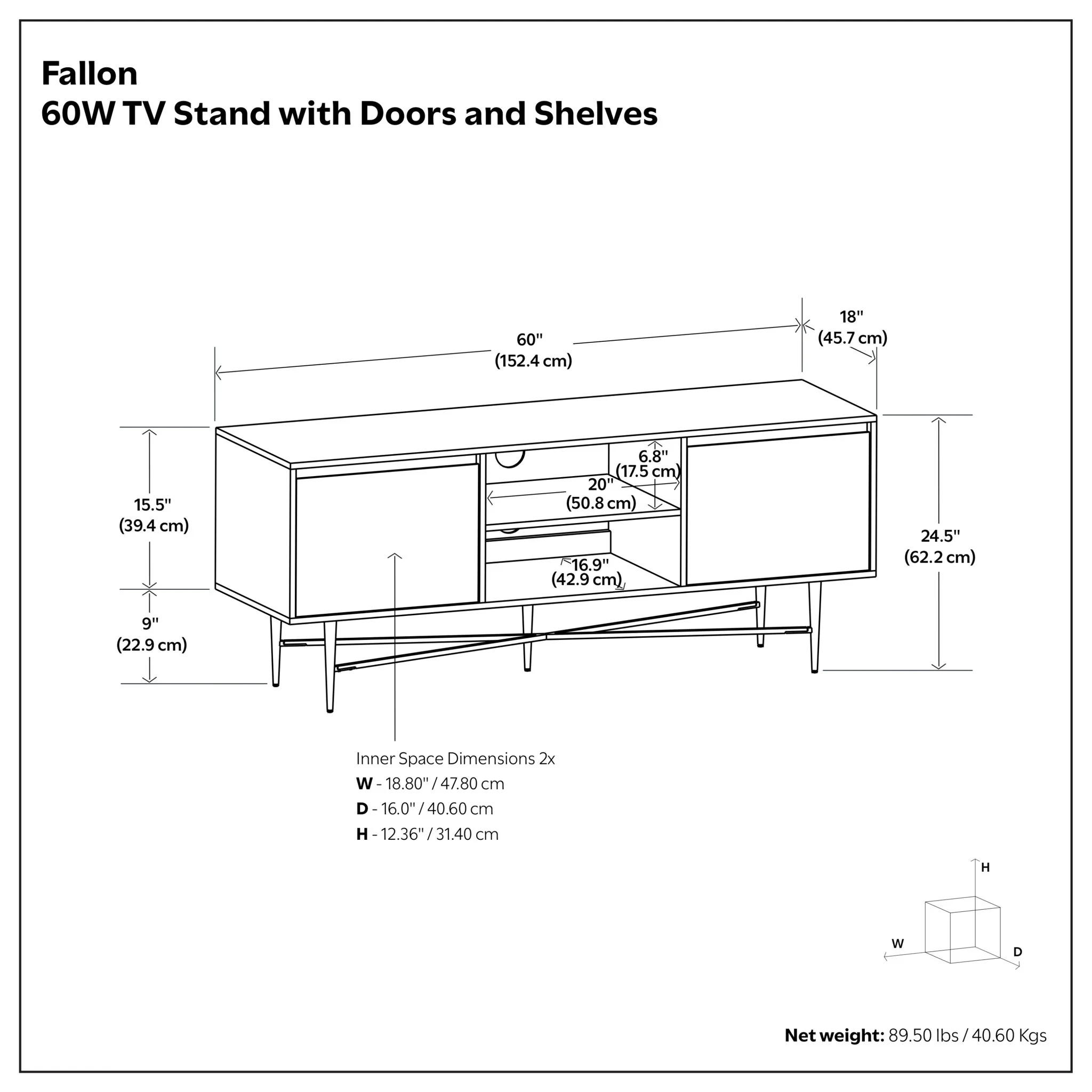 Fallon - TV Media Stand - Natural - Image 4