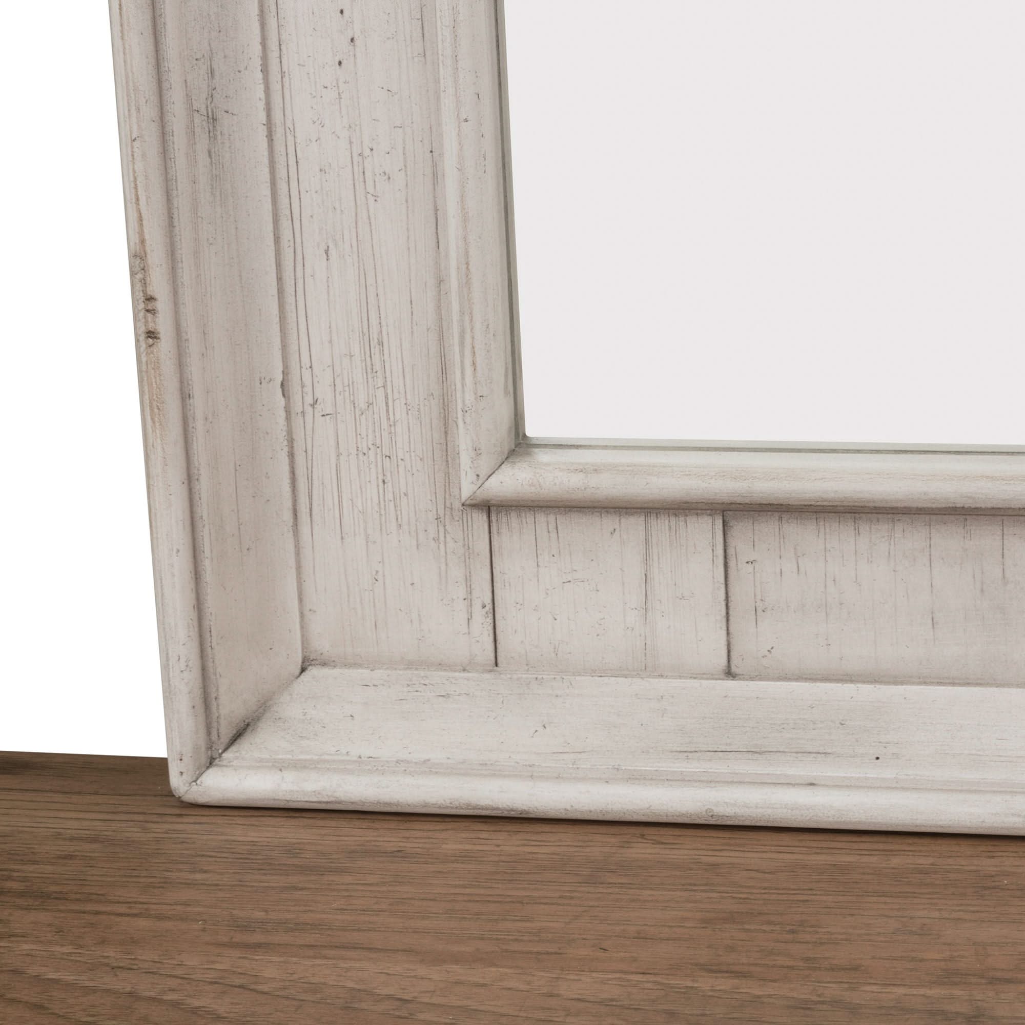 Farmhouse Reimagined - Dresser & Mirror - Antique White / Chestnut Tops - Image 2