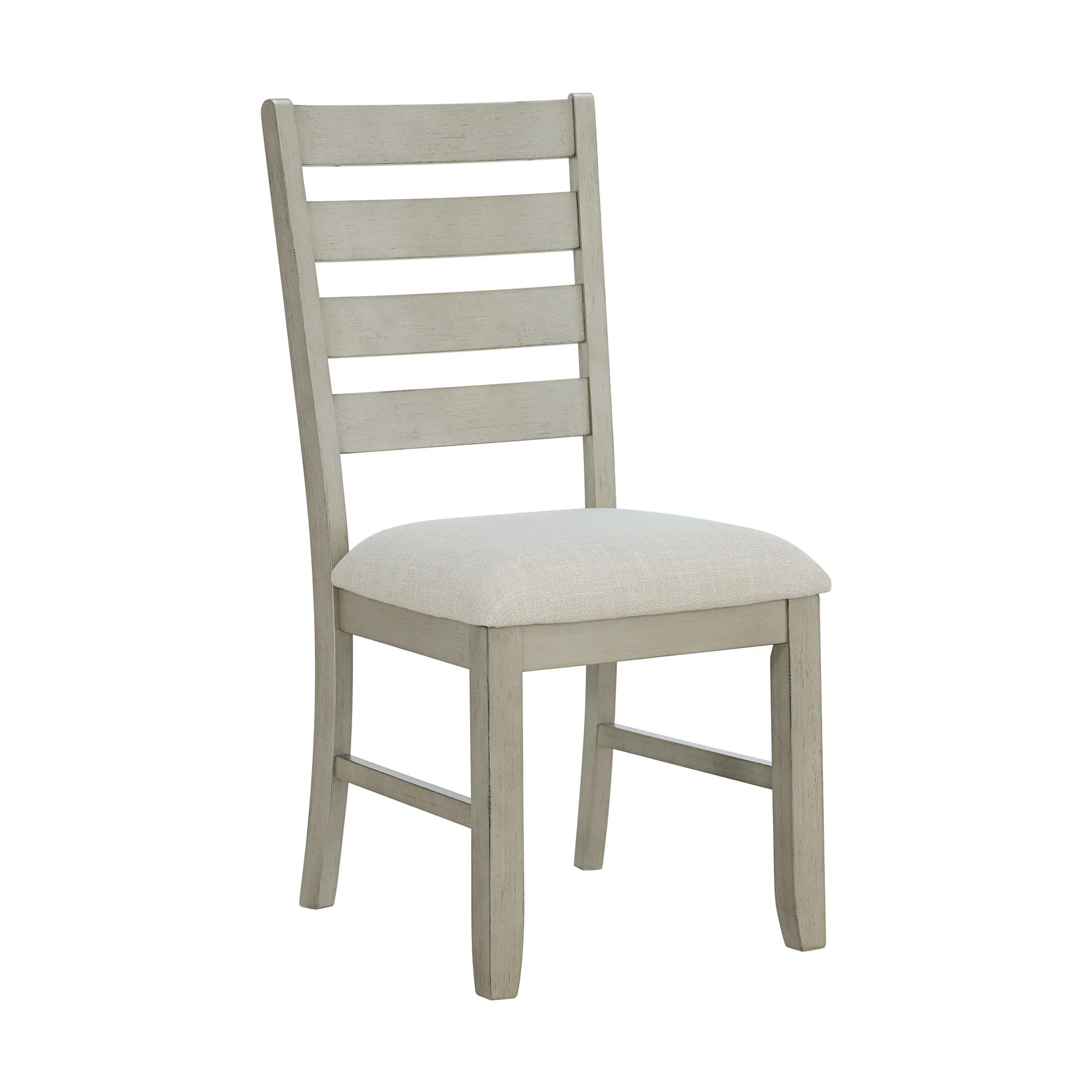 Farmington - Ladder Back Dining Side Chair (Set of 2) - Washed Stone / Light Beige - Image 2