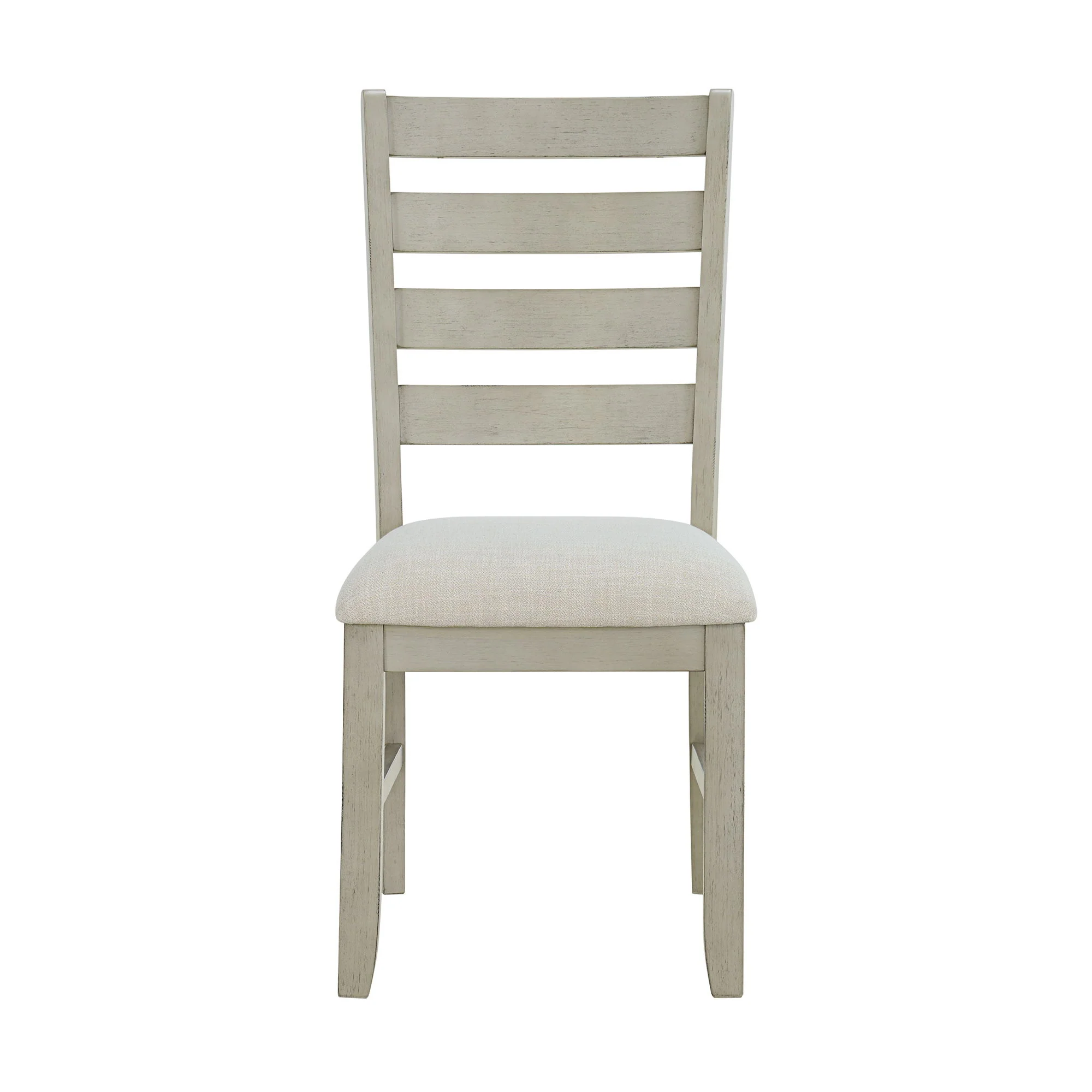 Farmington - Ladder Back Dining Side Chair (Set of 2) - Washed Stone / Light Beige - Image 3