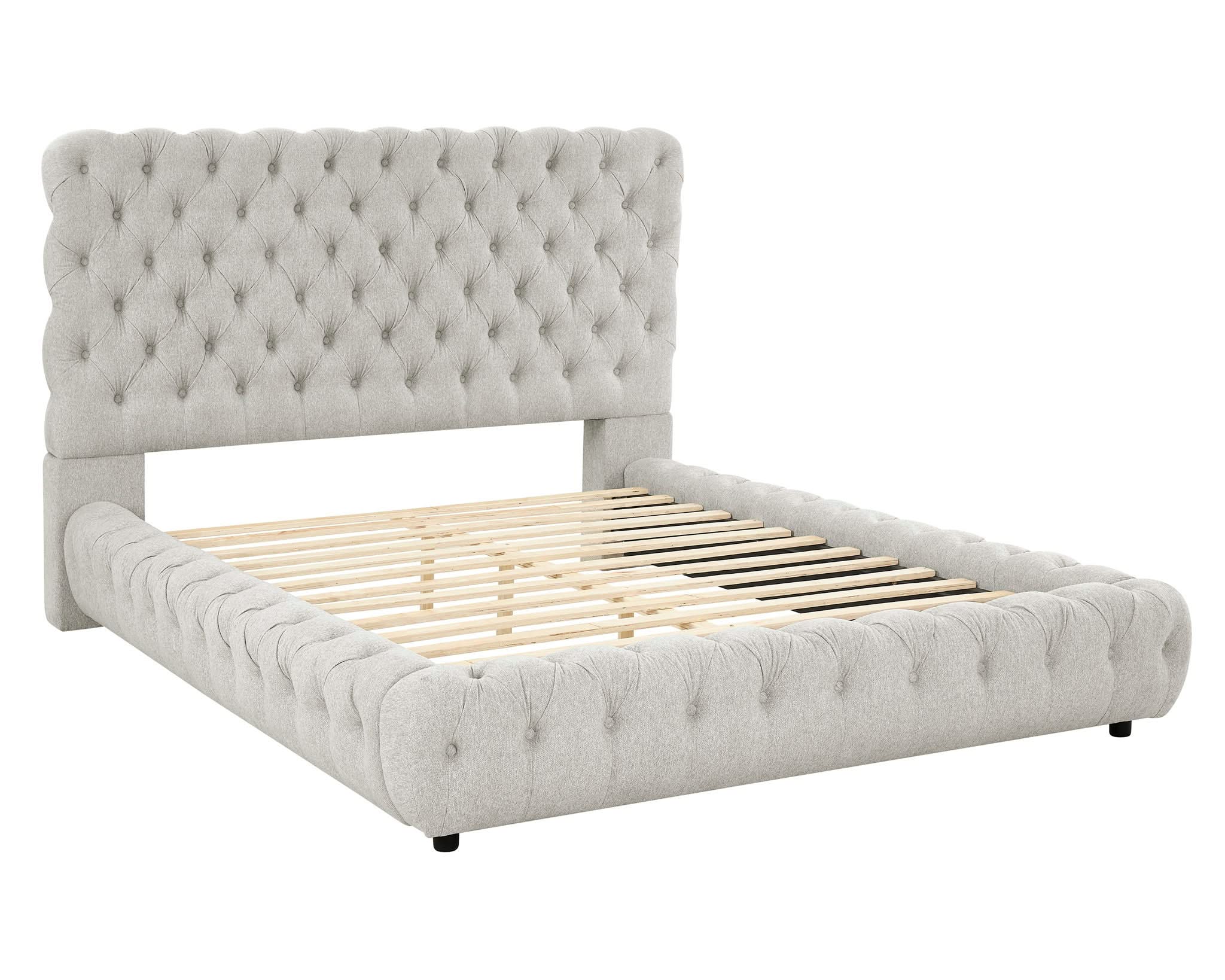 Flory - Queen Bed - Dove - Image 3