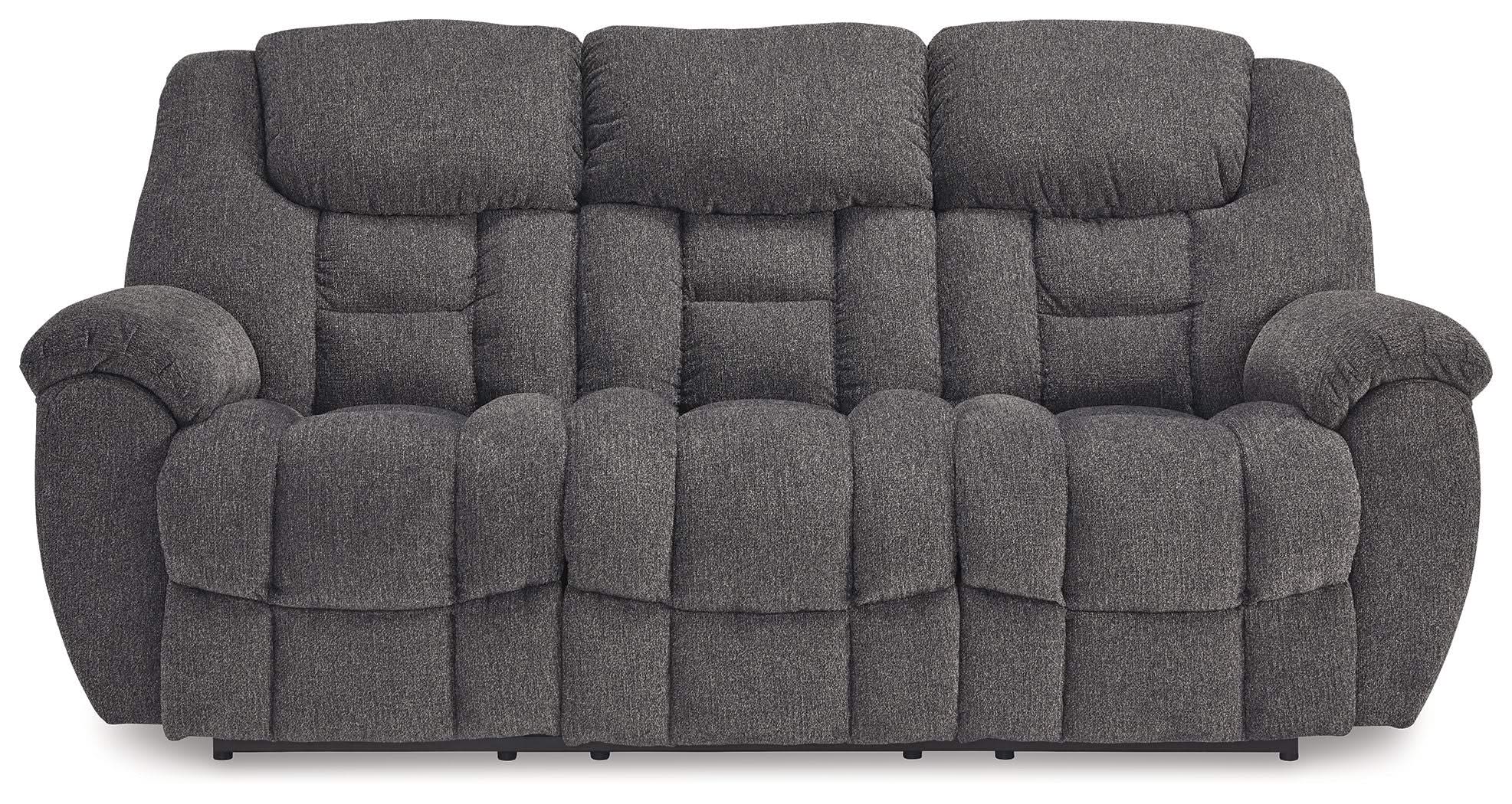 Foreside - Reclining Sofa - Charcoal - Image 2