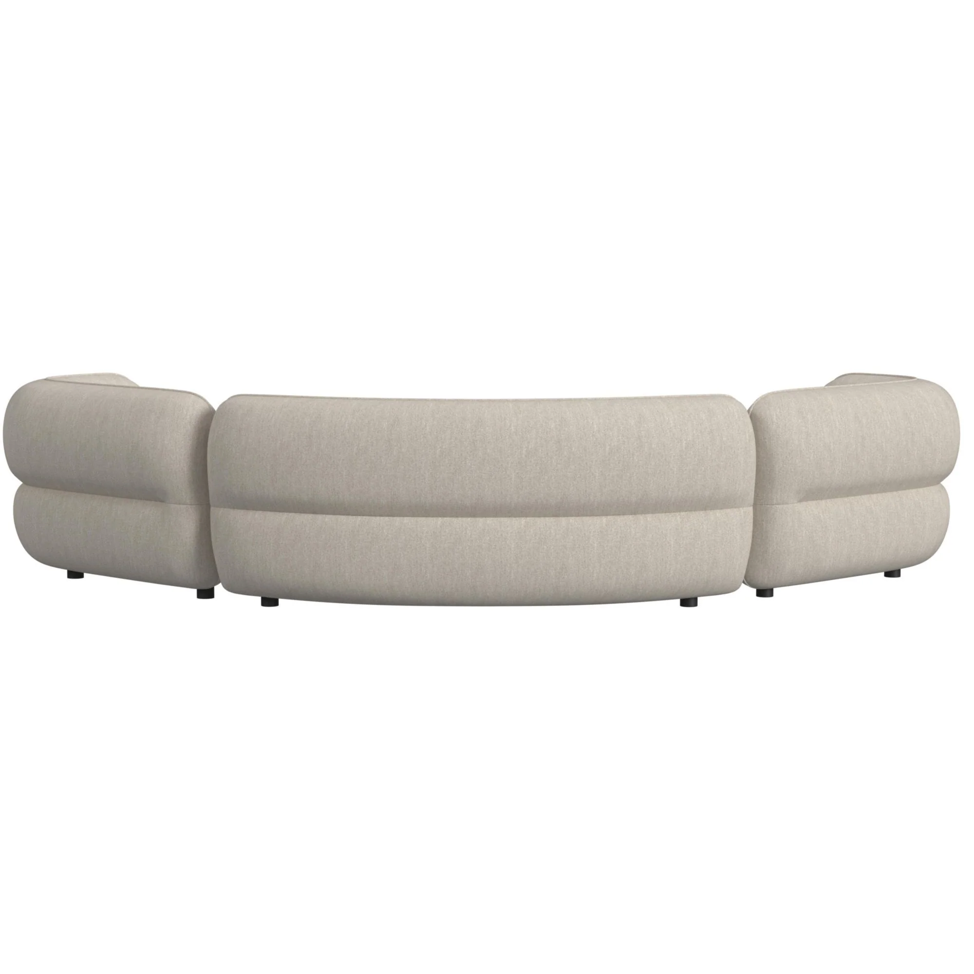 Four Seasons - Sectional Set With 6 Pillows - Camel - Image 4