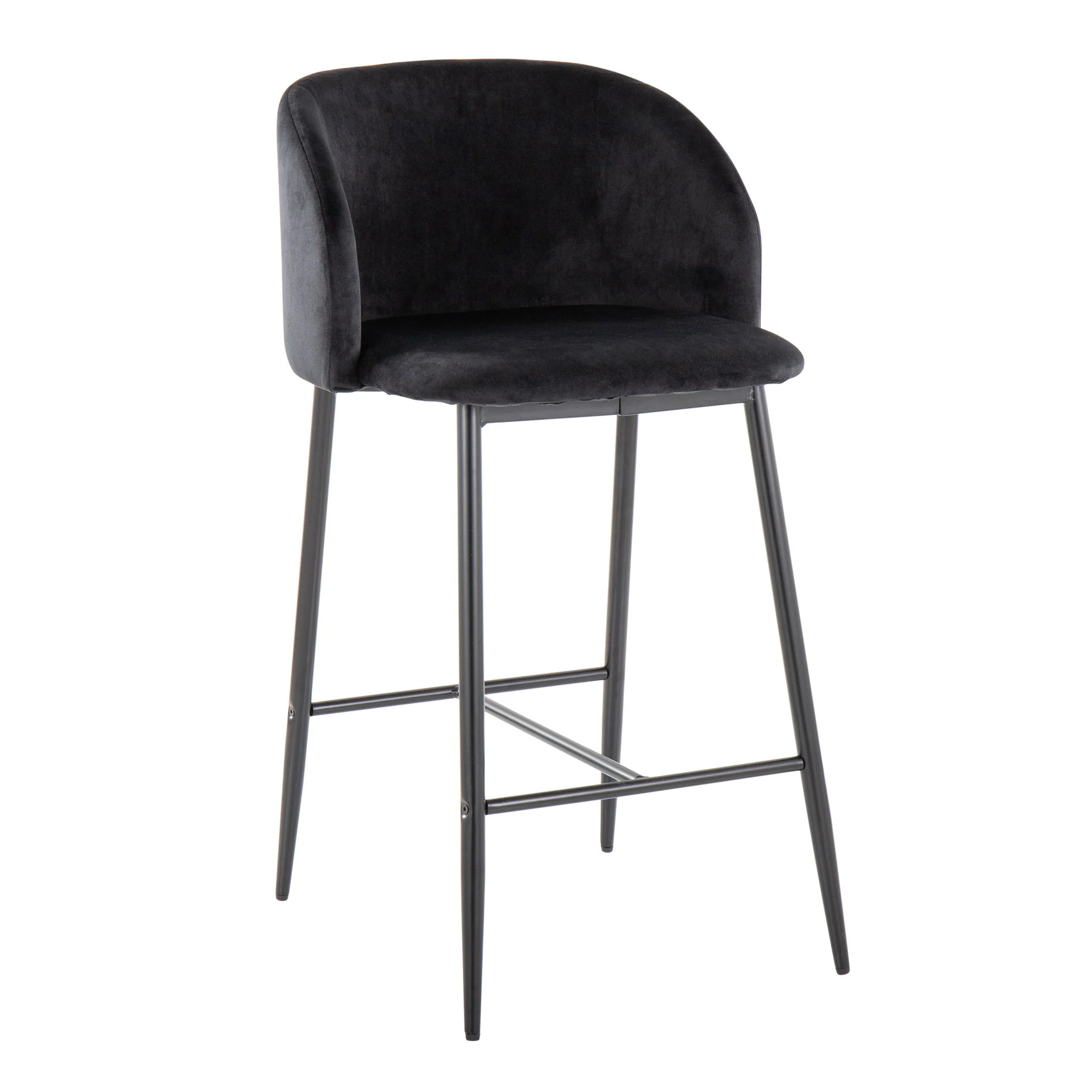 Fran - Contemporary Fixed Height Counter Stool (Set of 2) - Image 2