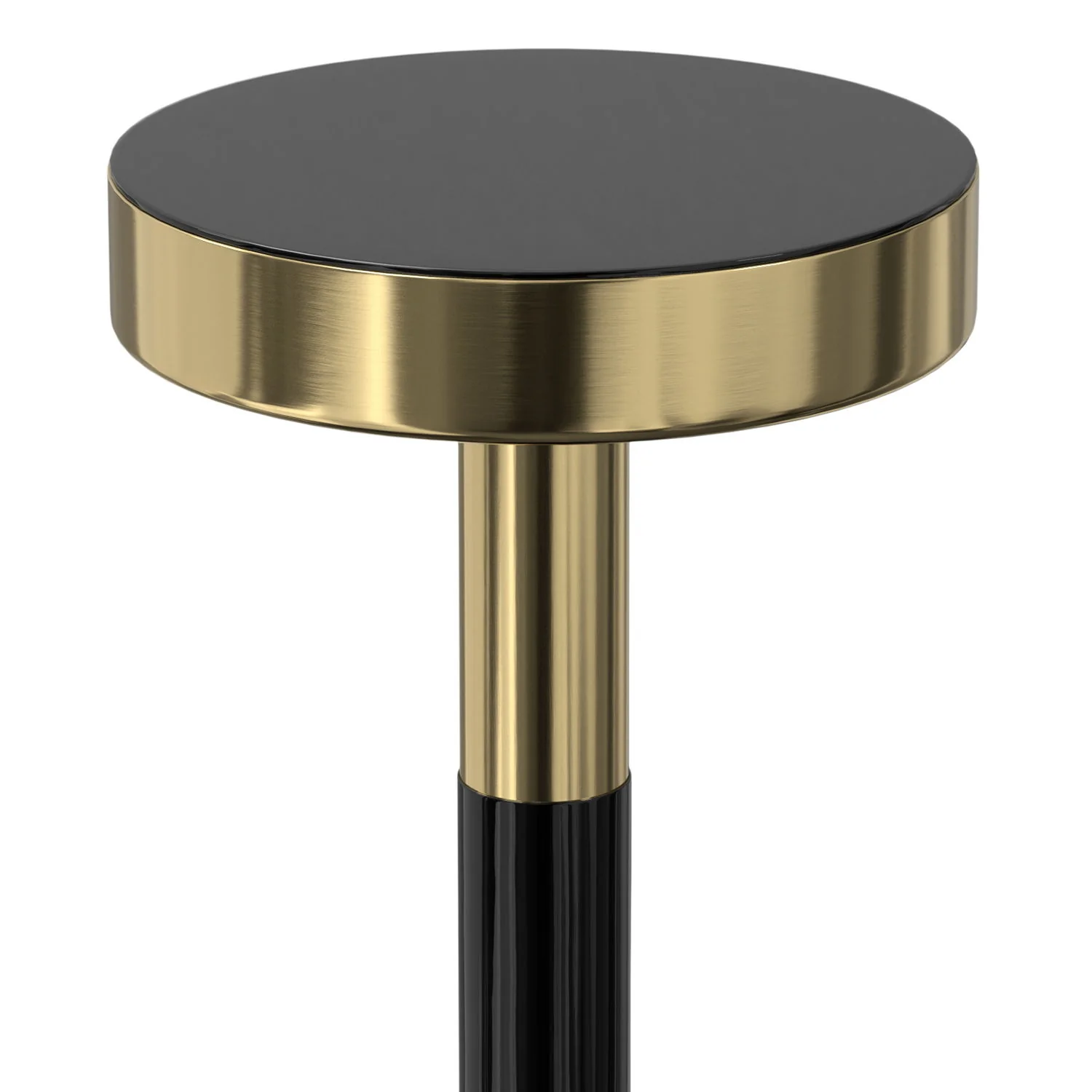 Frannie - Side Table - Gold / Black - Image 2