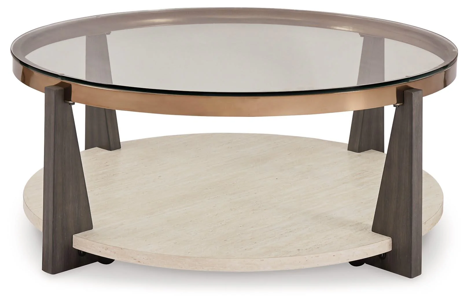 Frazwa - Round Cocktail Table - Multi - Image 2