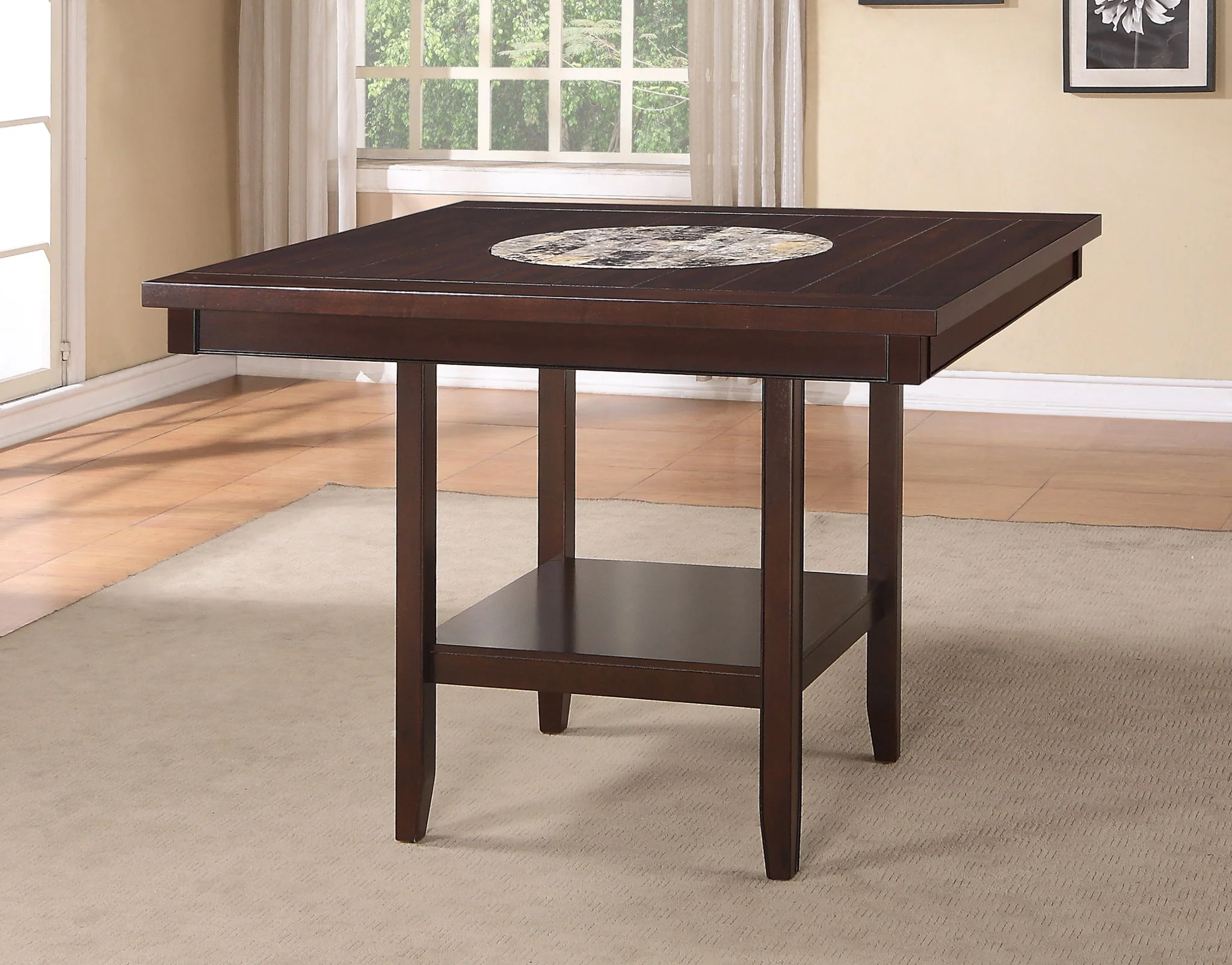 Fulton - 6 Piece Dining Room Set - Dark Brown - Image 3