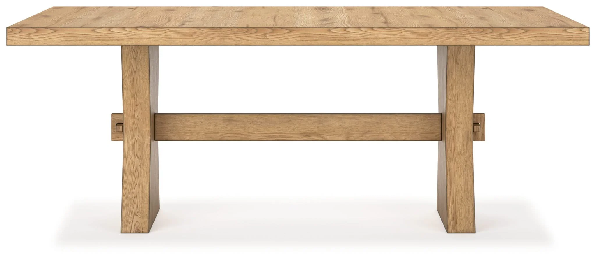Galliden - Rectangular Dining Room Table - Light Brown - Image 3