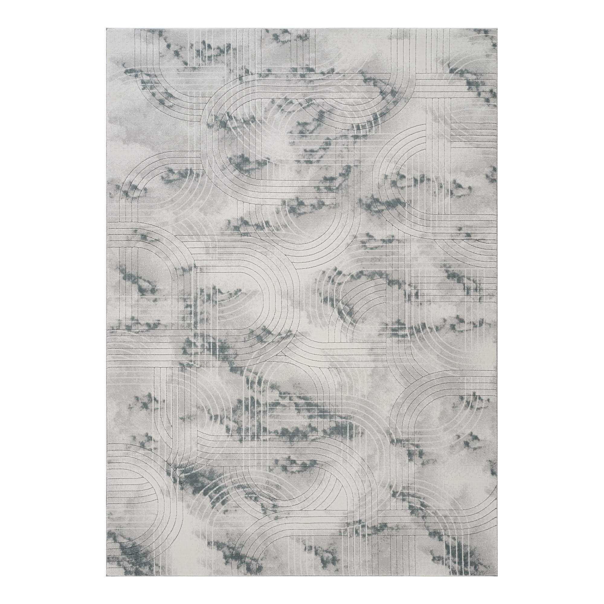 Geometrix - Area Rug With Geometric 3D Effect