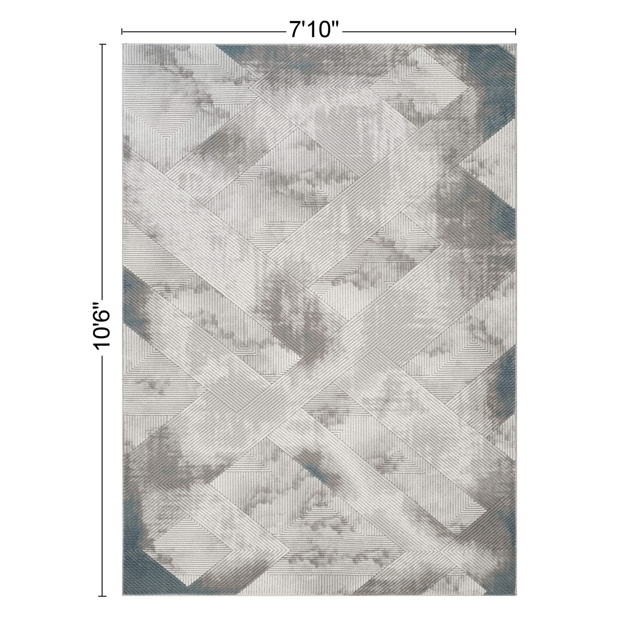 Geometrix - Contemporary Rug With 3D Effect - Image 6