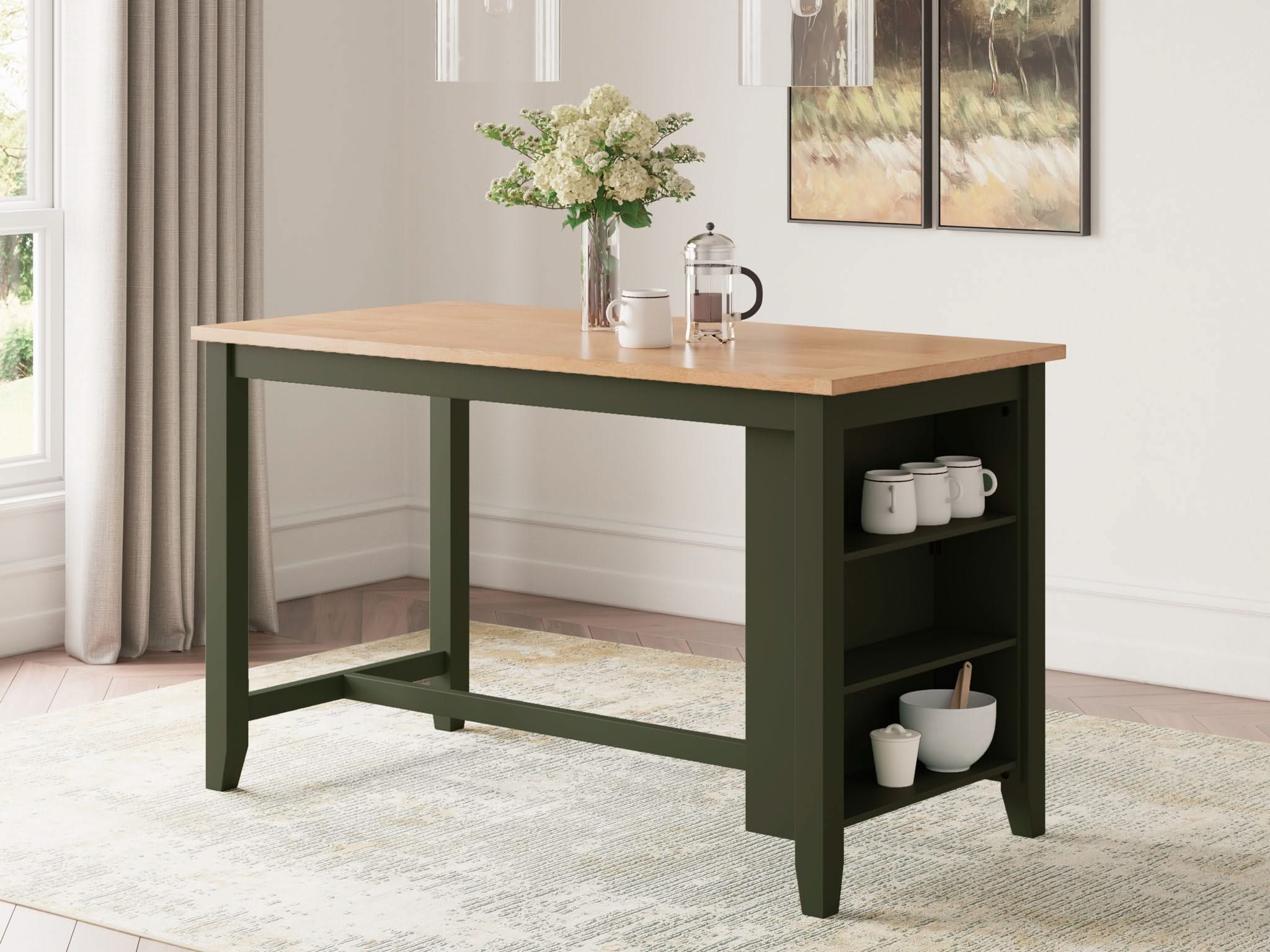 Gesthaven - Rectangular Dining Room Counter Table - Image 13