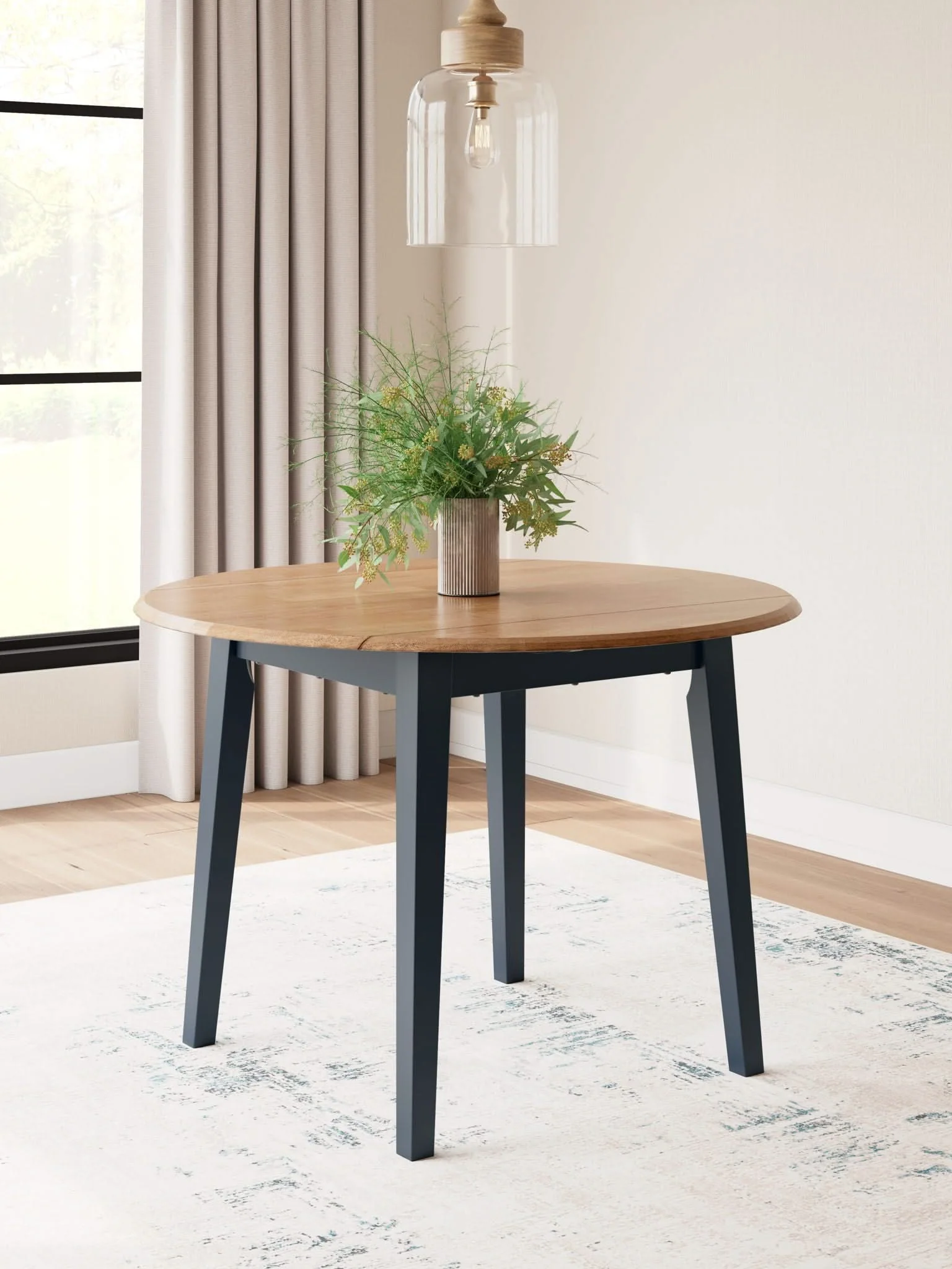 Gesthaven - Round Dining Room Drop Leaf Table - Image 14