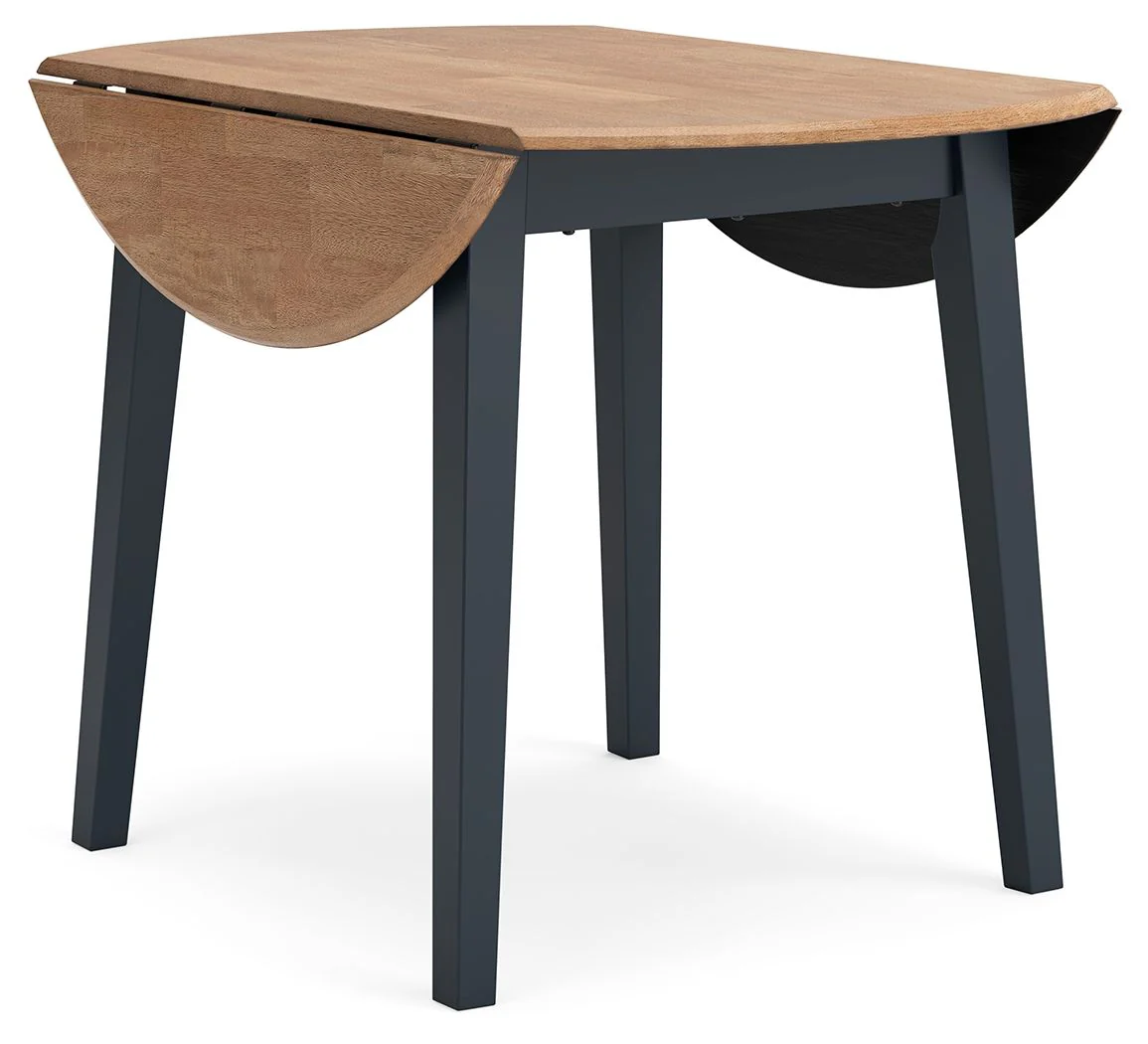 Gesthaven - Round Dining Room Drop Leaf Table Set - Image 10