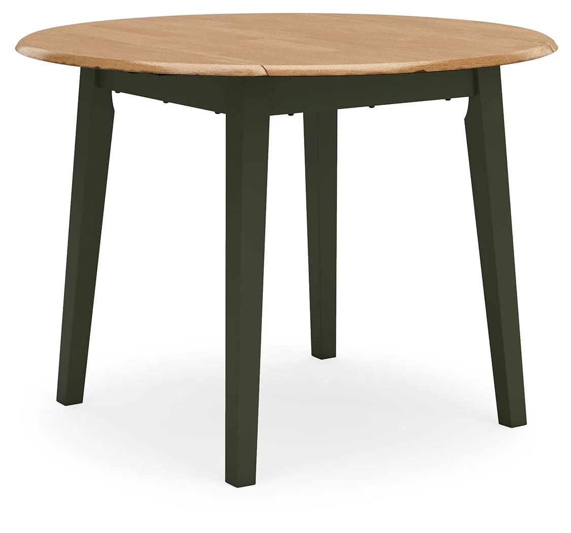 Gesthaven - Round Dining Room Drop Leaf Table Set - Image 13