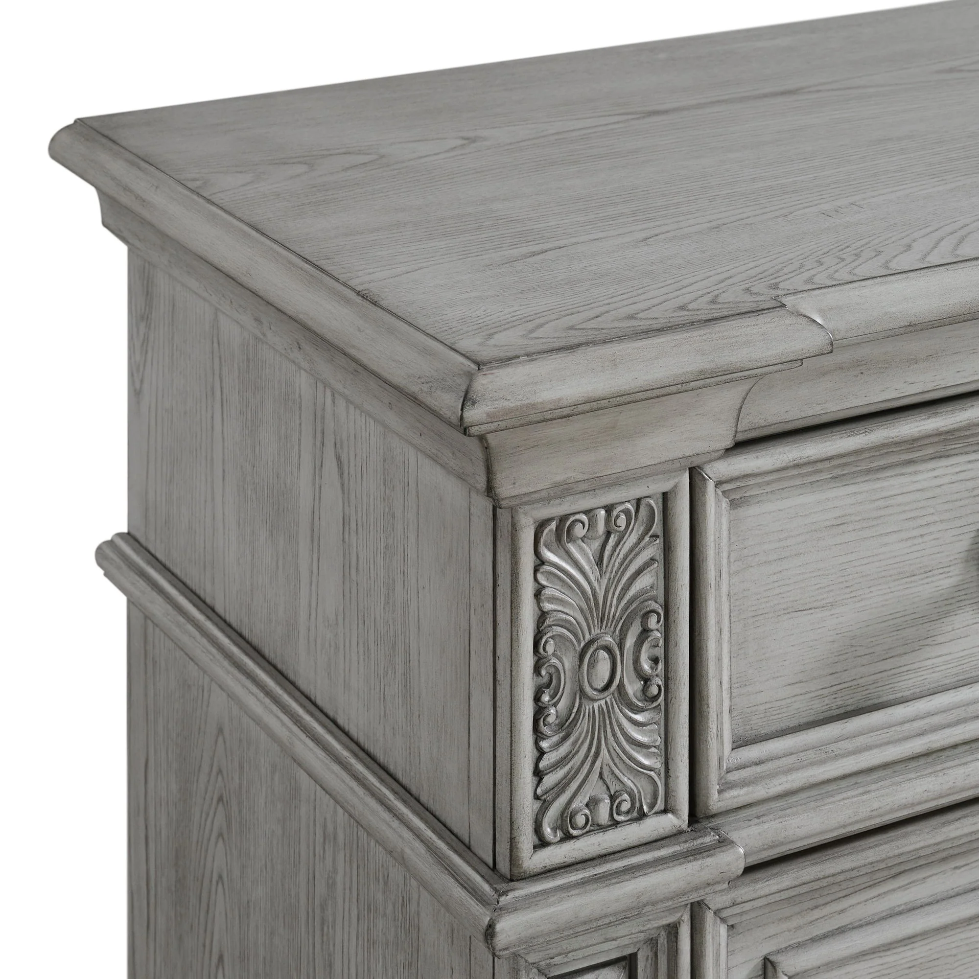 Glenmore - 15-Drawer Mansion Chest - Aged Gray - Image 4