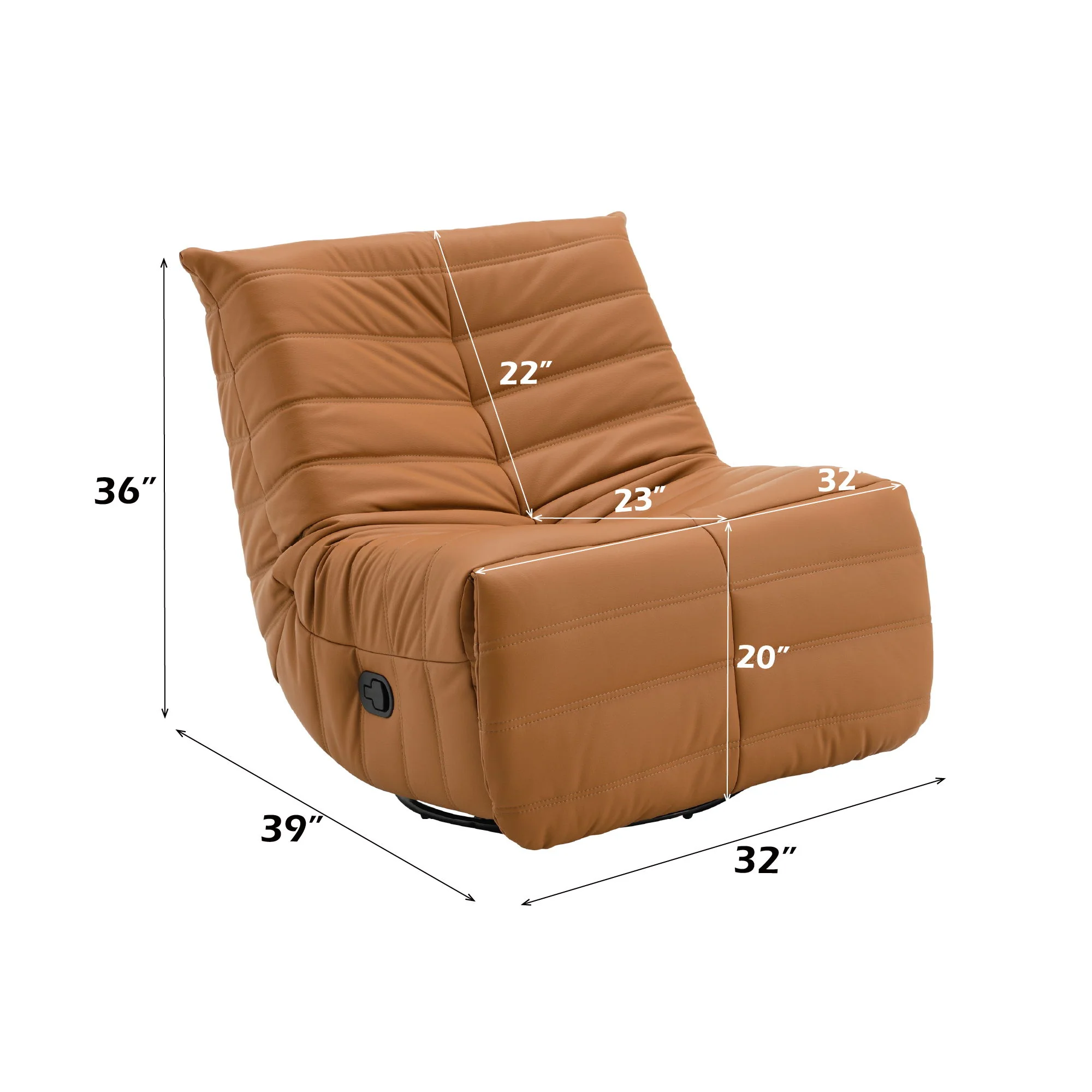 Glider Recliner Chair With Swivel - Image 3