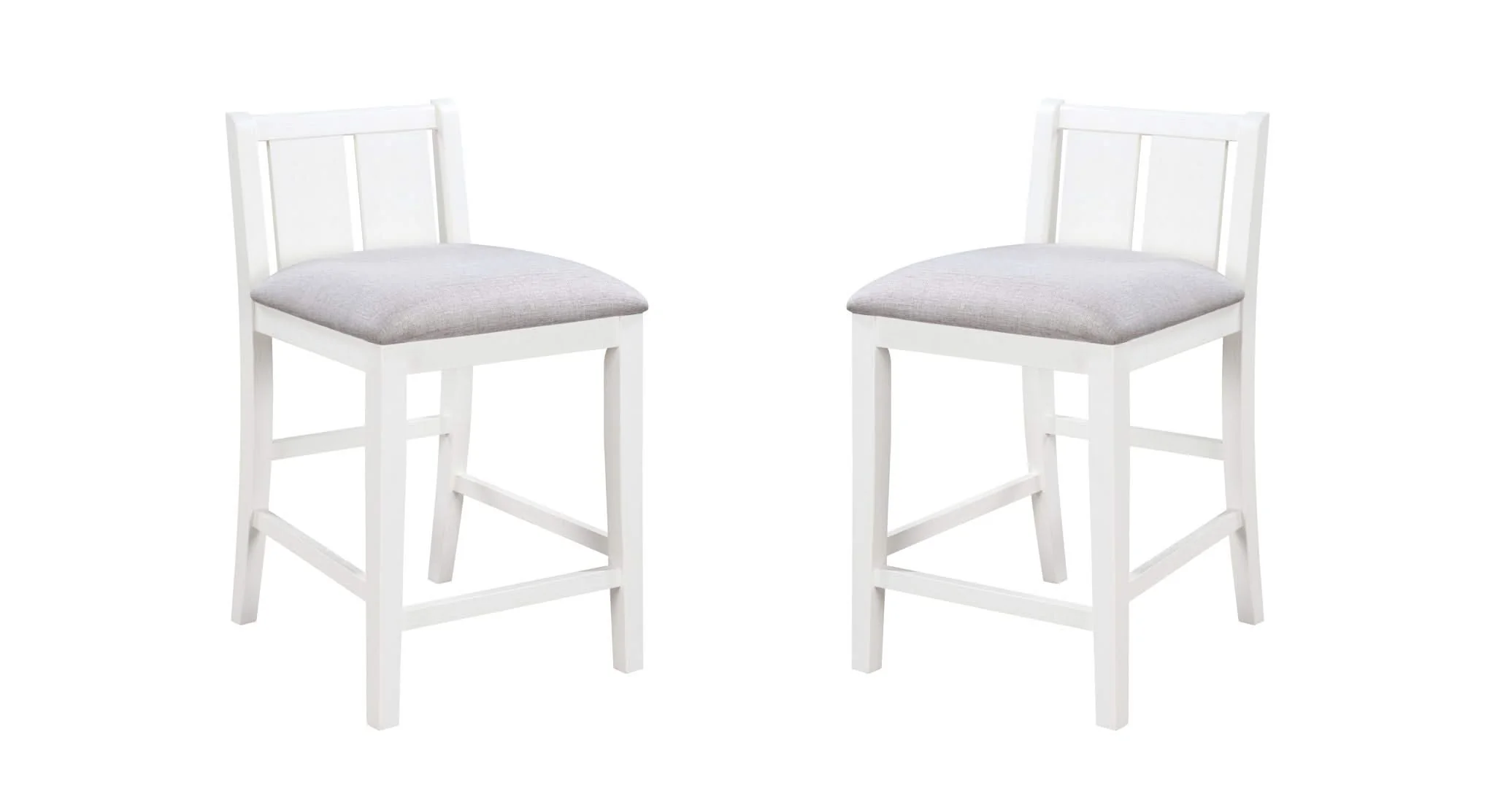 Graham - 3 Piece Small Space Counter Height Dining Table With Shelves And 2 Chairs (Set of 3) - Image 8