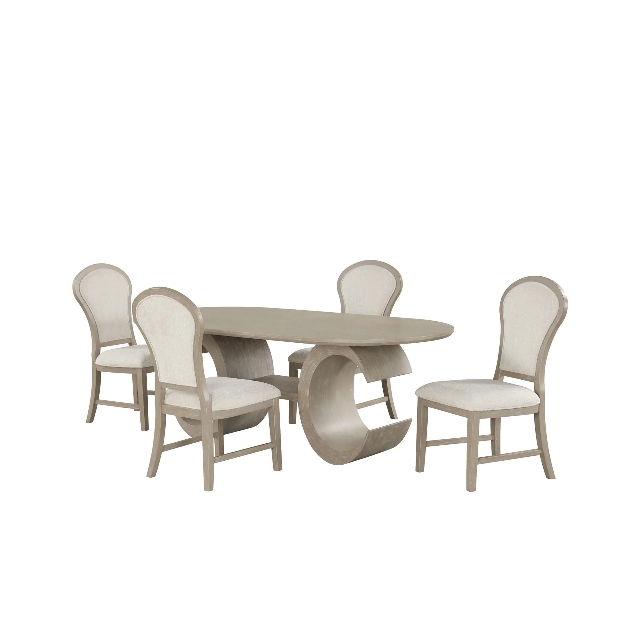 Gwendolyn - Oval Dining Table Set - Image 2