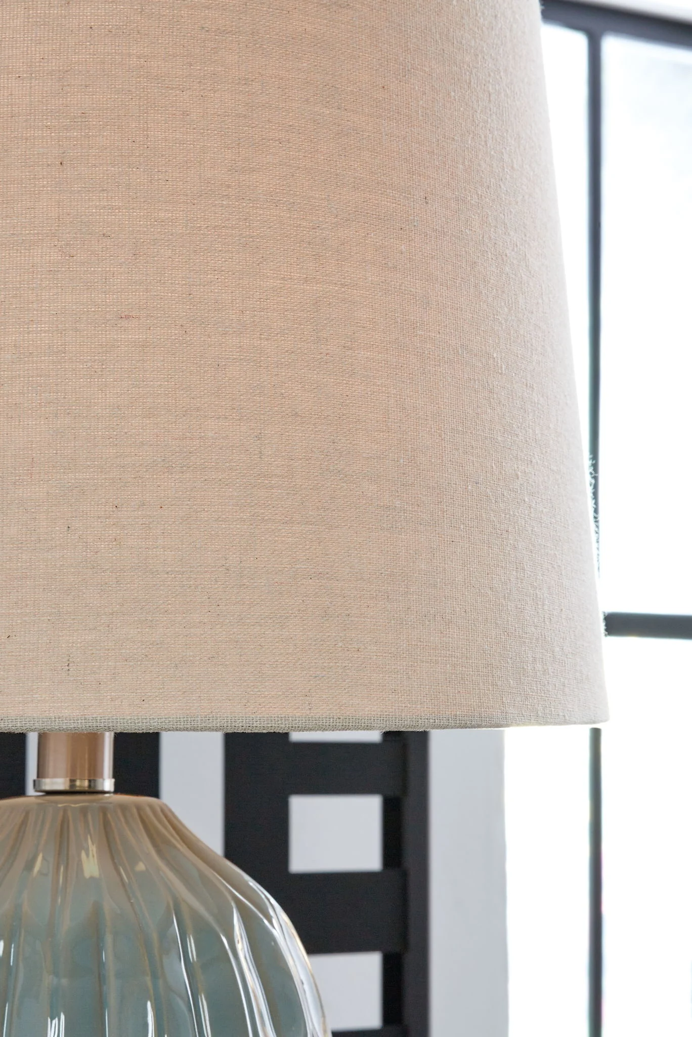 Hadbury - Ceramic Table Lamp (Set of 2) - Pale Blue / Teal - Image 3